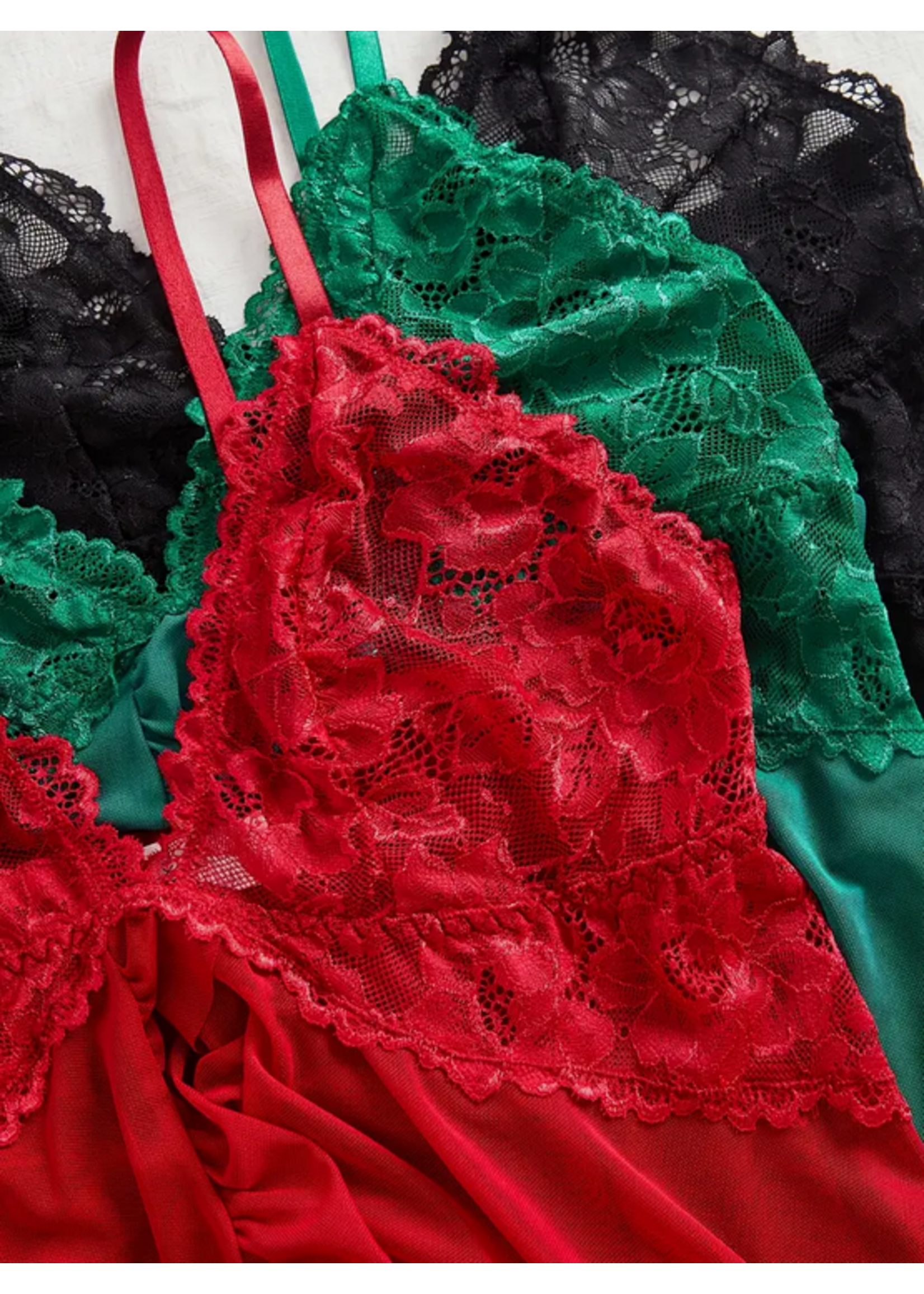 Plus Size Lacy Lingerie