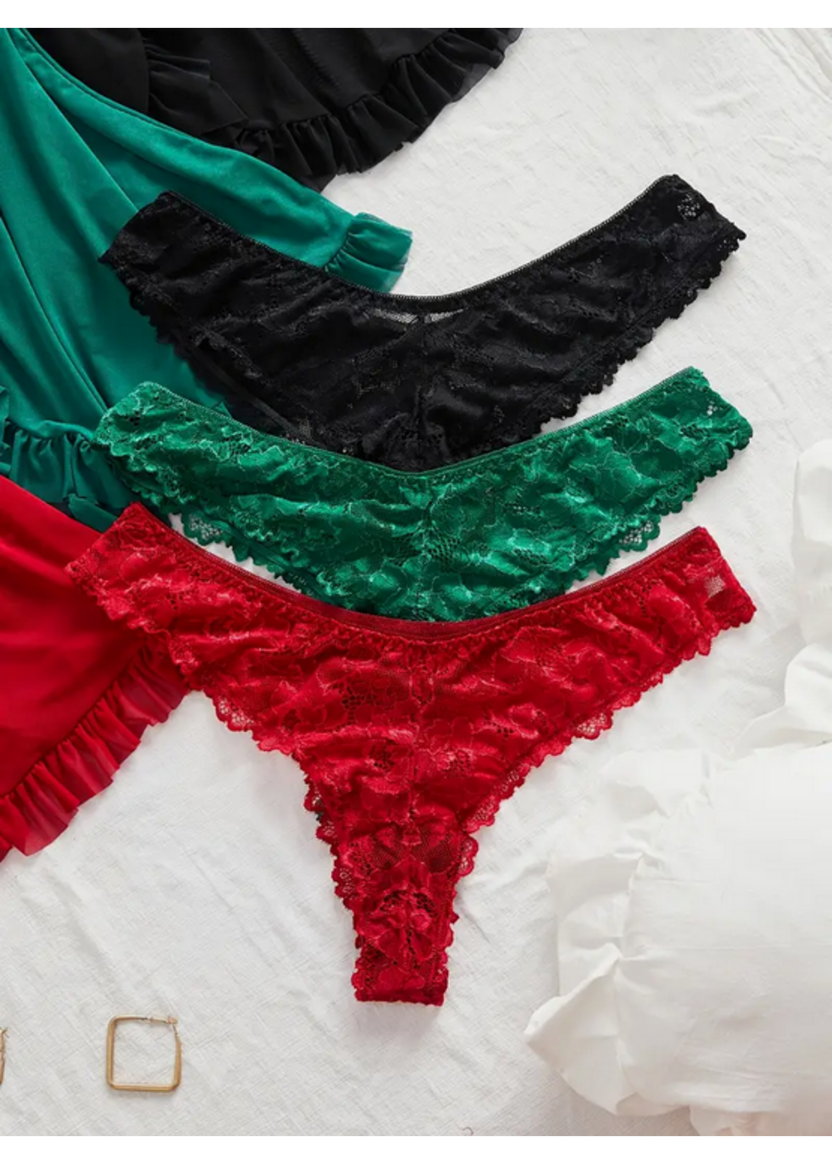 Plus Size Lacy Lingerie