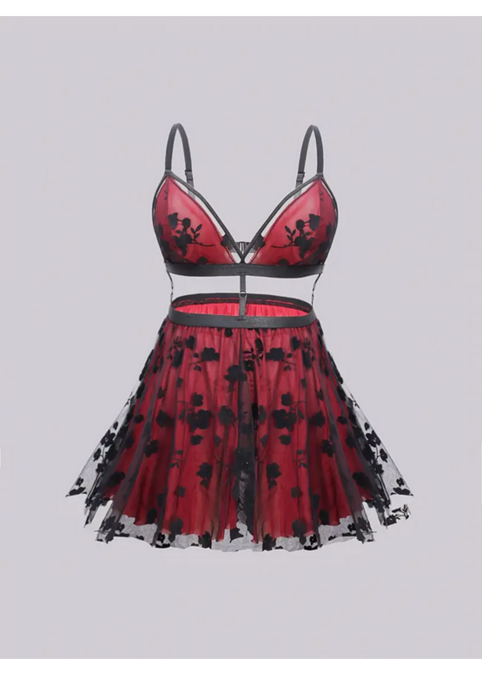 Plus Size Floral Dress