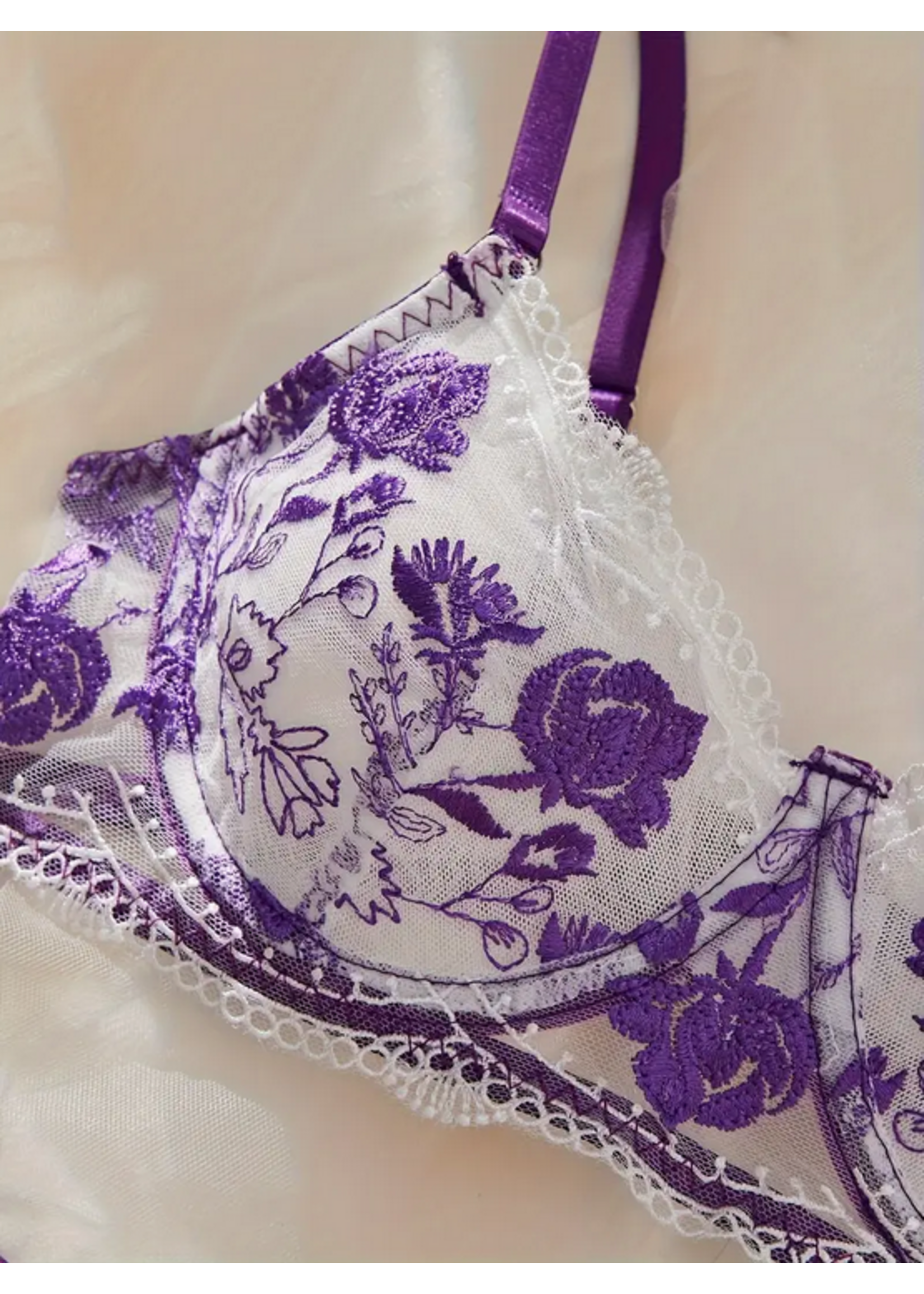 Lavender Whisper Lace Ensemble