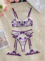 Lavender Whisper Lace Ensemble