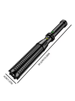 Impact Baton with Studs, End Spike and Flashlight