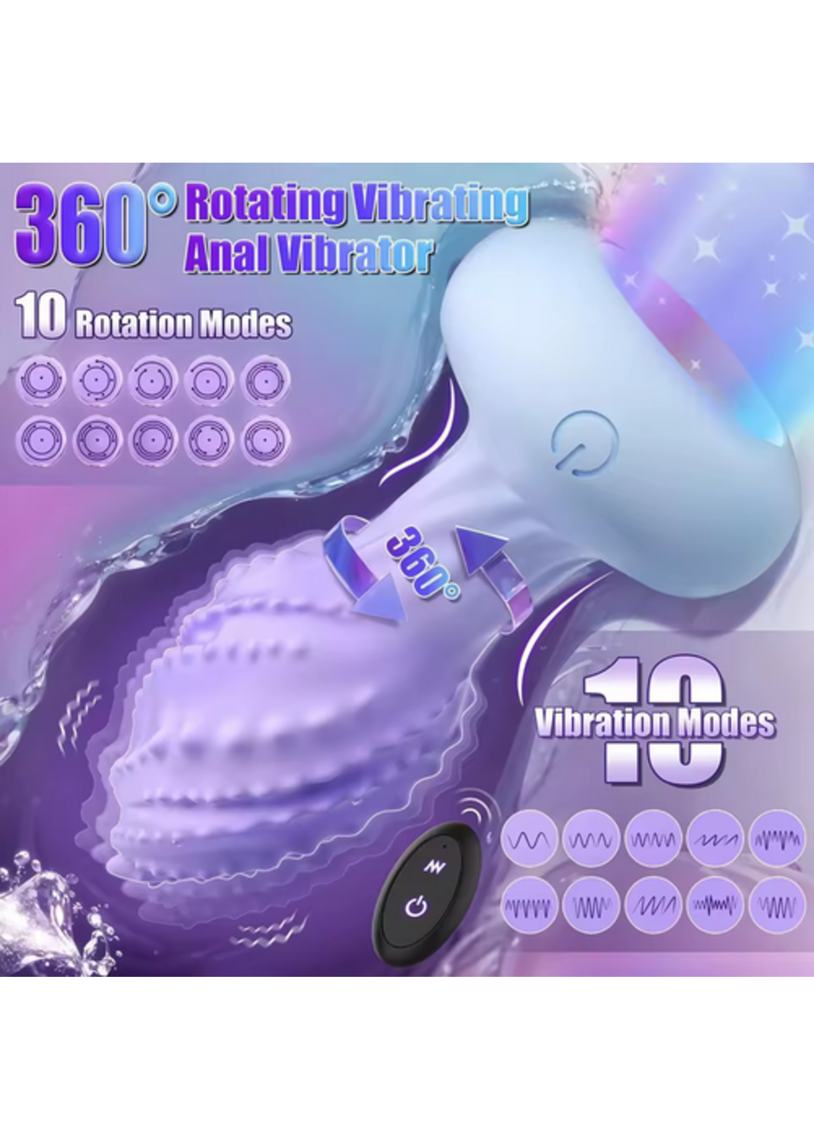 Smoosh Toys The Smoosh TwistRogue Rotator Plug