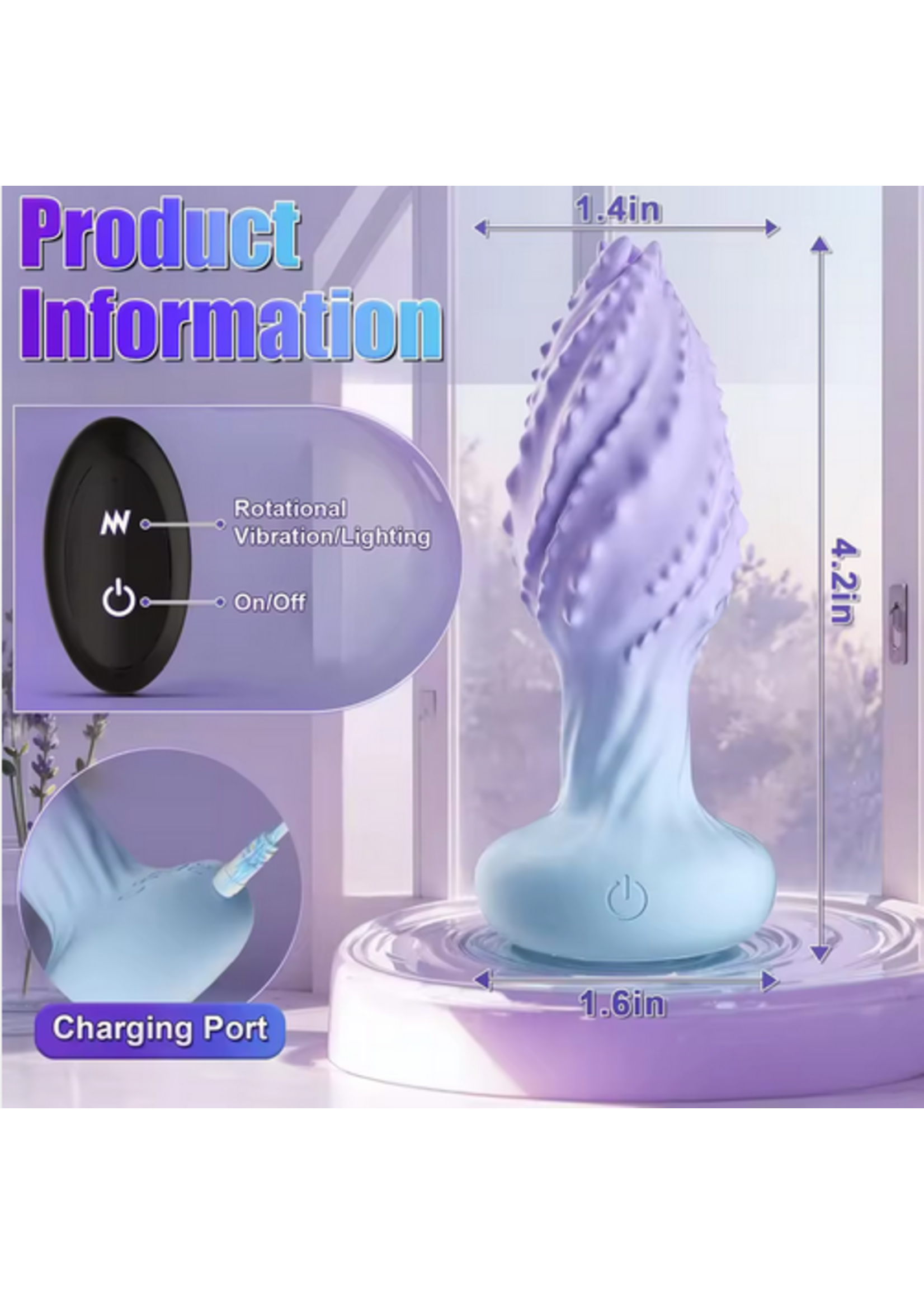 Smoosh Toys The Smoosh TwistRogue Rotator Plug