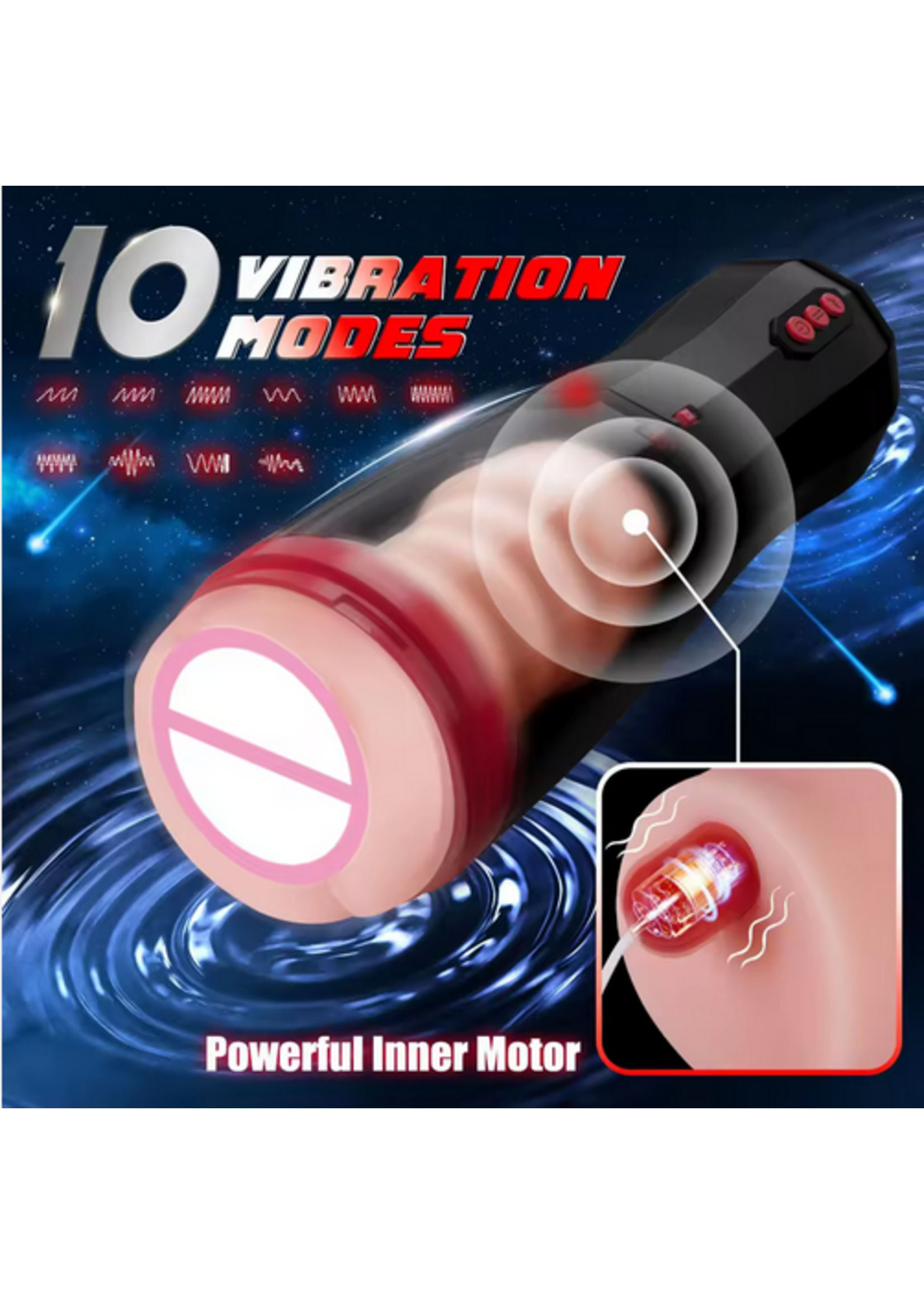 Smoosh Toys Smoosh Internal Thrusting Stroker