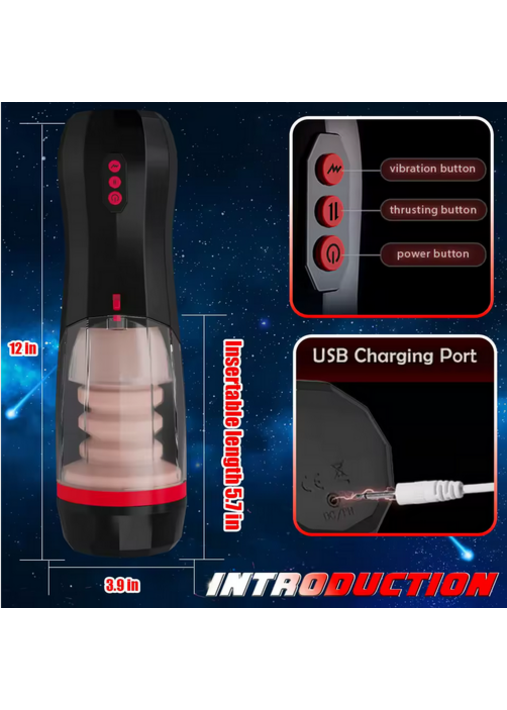 Smoosh Toys Smoosh Internal Thrusting Stroker