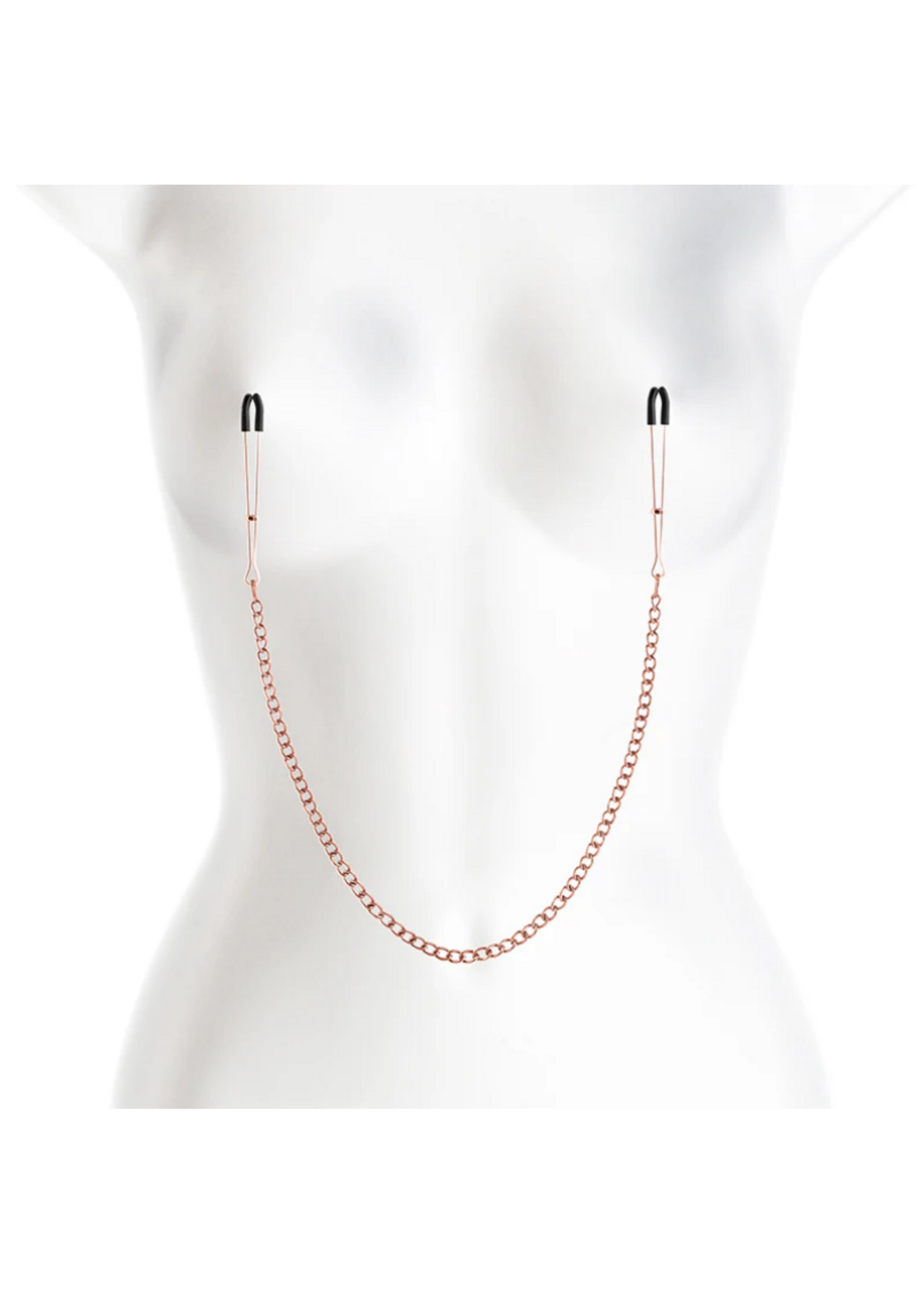 Bound Nipple Clamps - DC3 - Rose Gold