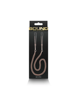 Bound Nipple Clamps - DC3 - Rose Gold