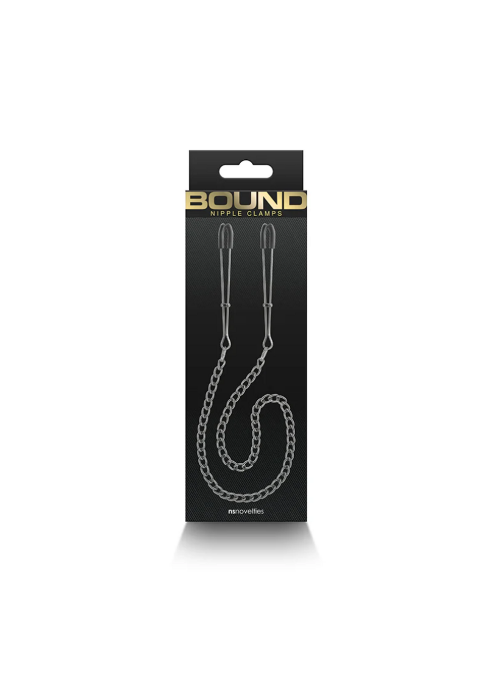 Bound Bound Nipple Clamps - DC3 - Gunmetal