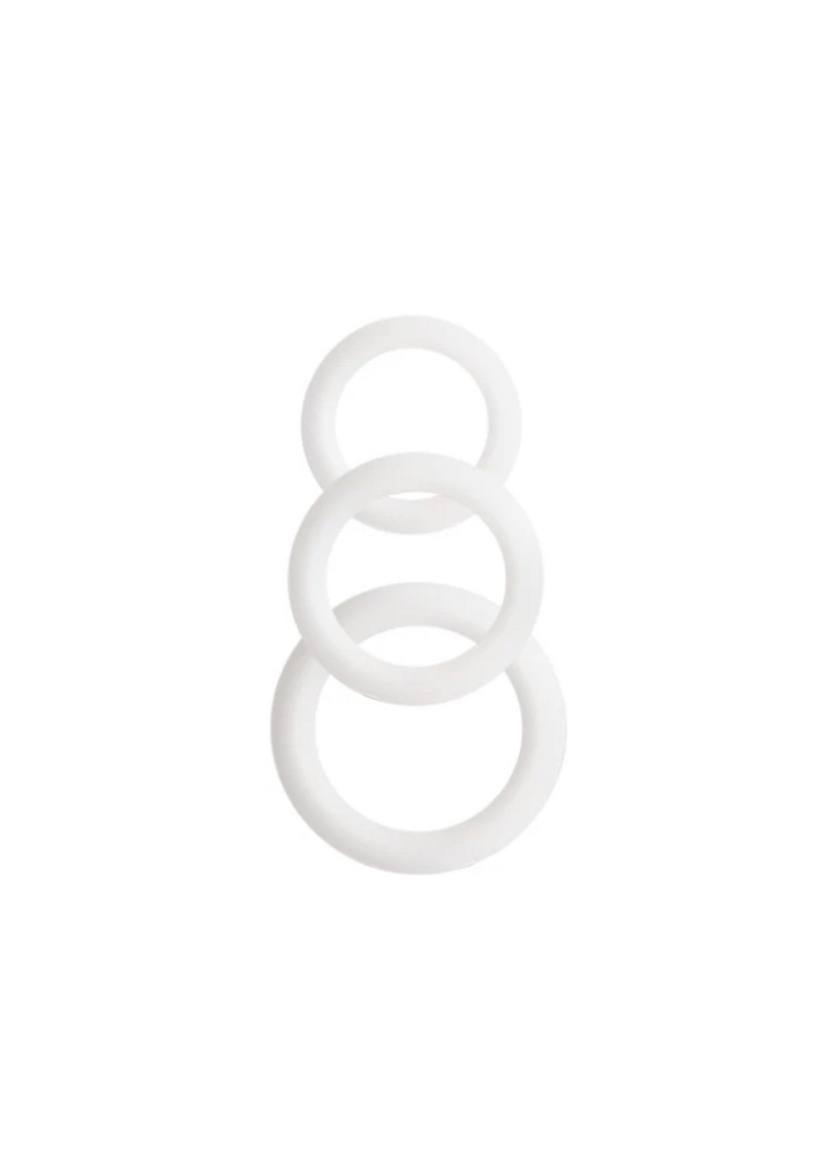 Adore U Höm Cockring Set - Clear