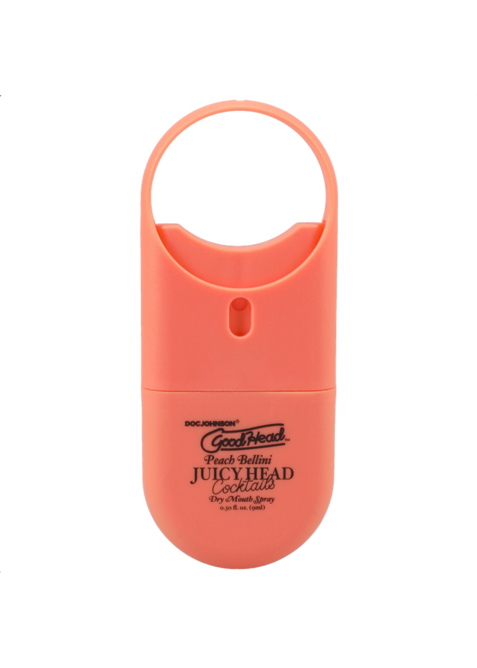 DocJohnson GoodHead - Juicy Head Cocktails Dry Mouth Spray To-Go - Peach Bellini