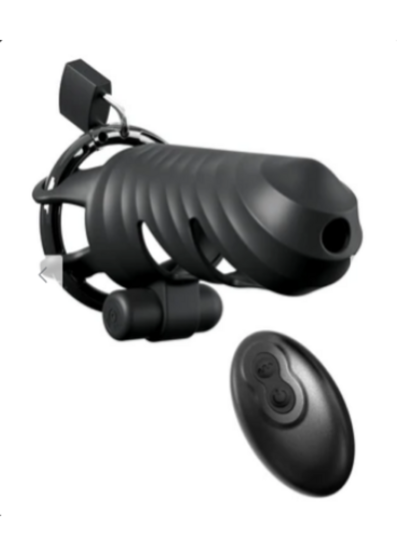 Pipedream Fantasy C-Ringz Remote-Controlled Vibrating Cock Blocker - Black