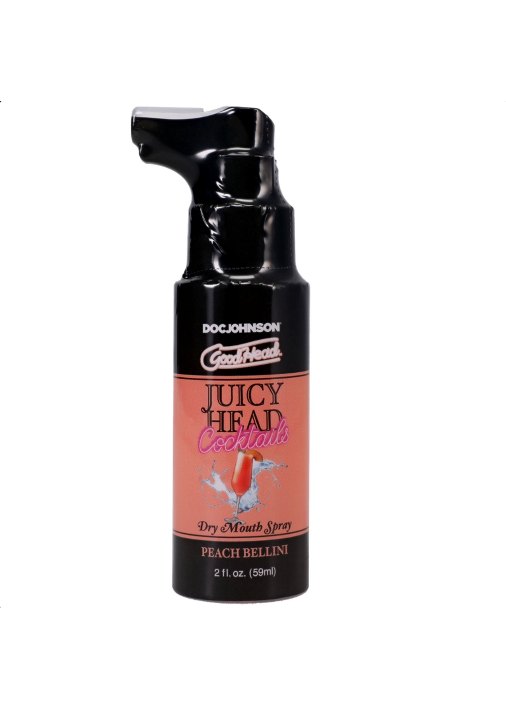 DocJohnson GoodHead - Juicy Head Cocktails Dry Mouth Spray - Peach Bellini