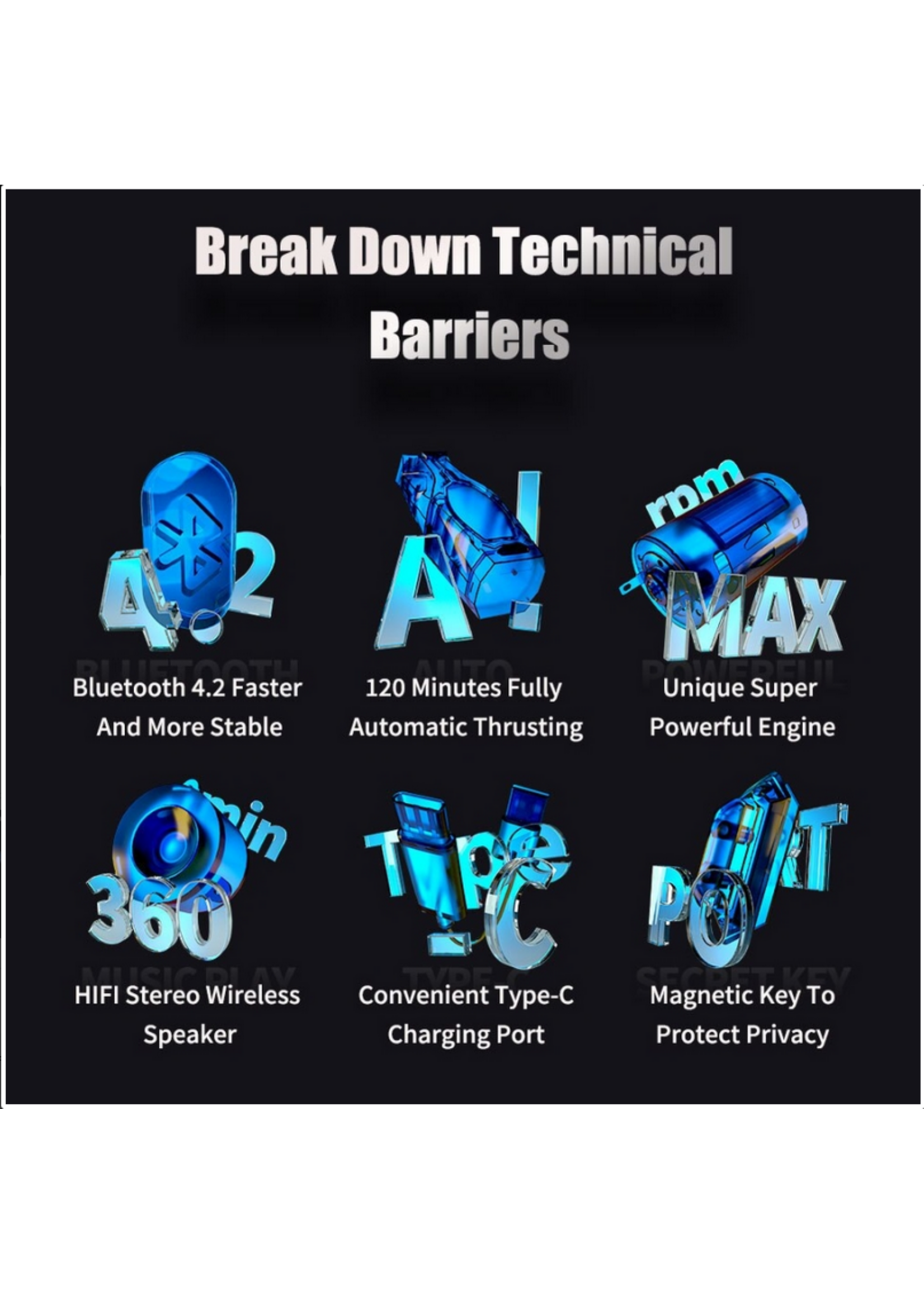 Drywell - Legend - Super Engine Auto Masturbator & Hifi Stereo Bluetooth Speaker