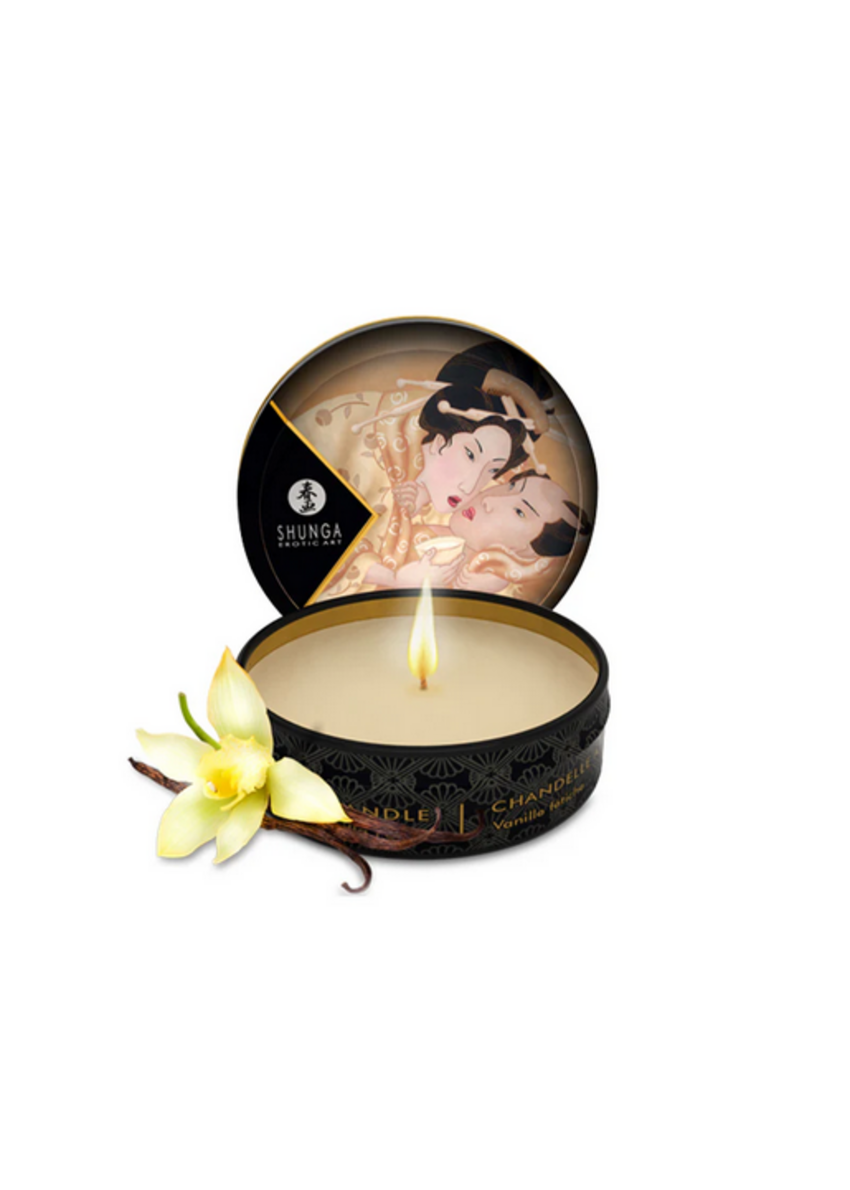 Shunga Mini Massage Candle 30 ml / 1 oz - Desire / Vanilla