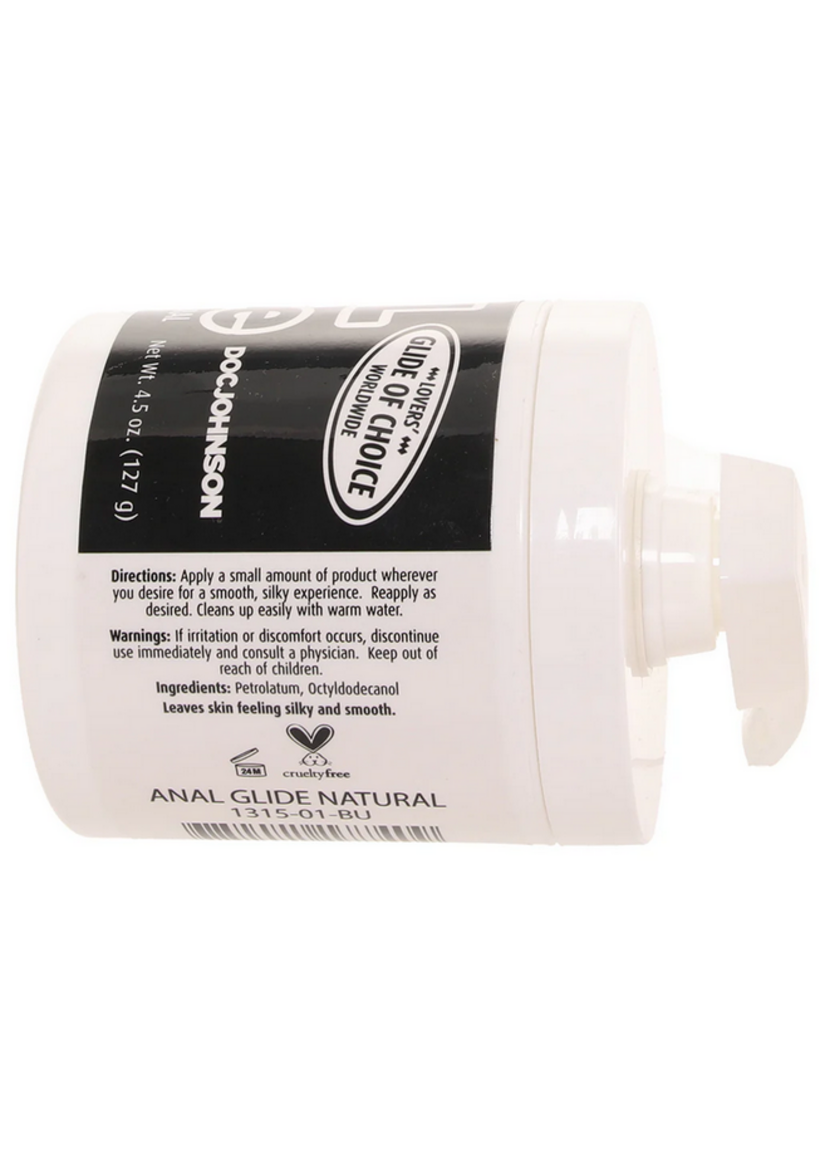 DocJohnson Anal Glide Natural Oil Based Lube 4.5oz/127g