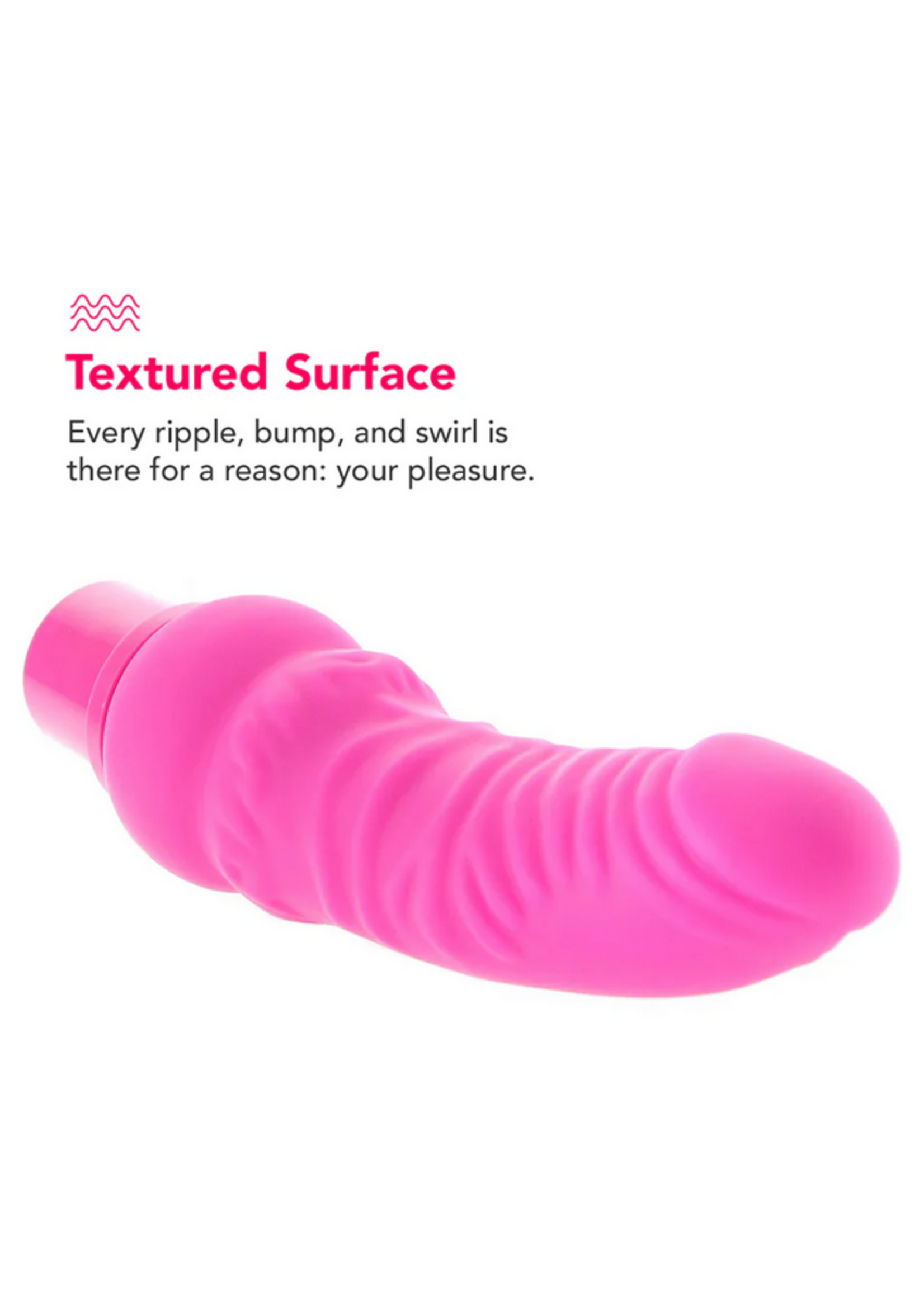 Calexotics Power Stud Rechargeable Curvy Vibe Pink