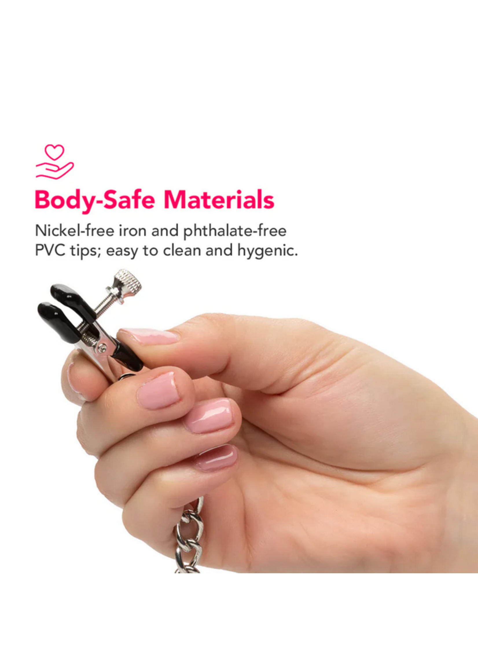 Calexotics Nipple Play Weighted Dual Tier Nipple Clamps