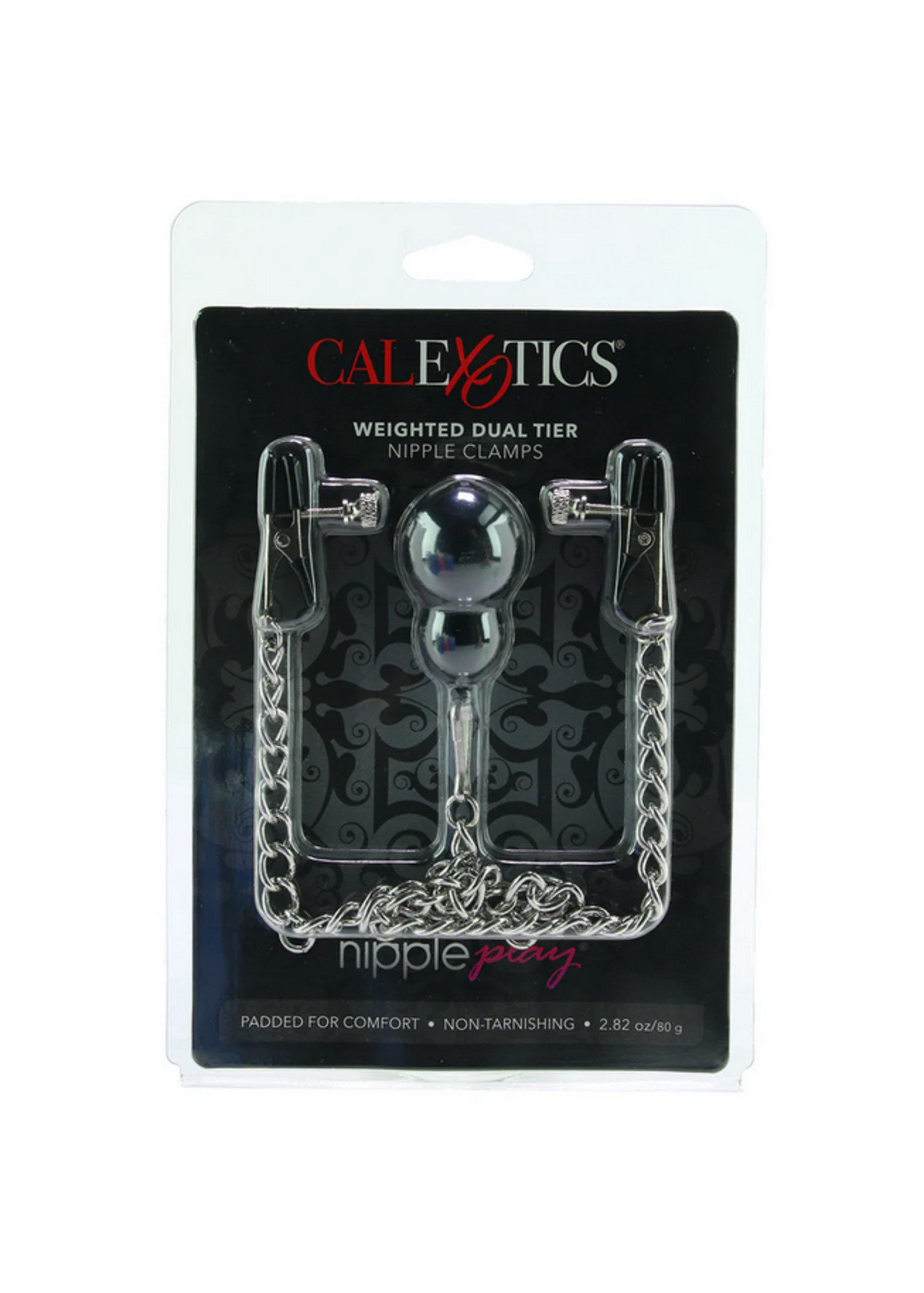 Calexotics Nipple Play Weighted Dual Tier Nipple Clamps
