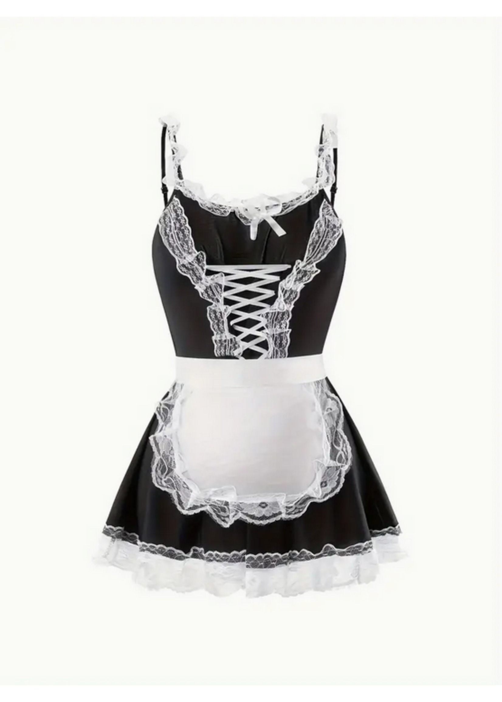 Clearance Midnight Service – Flirty Maid Lingerie Set