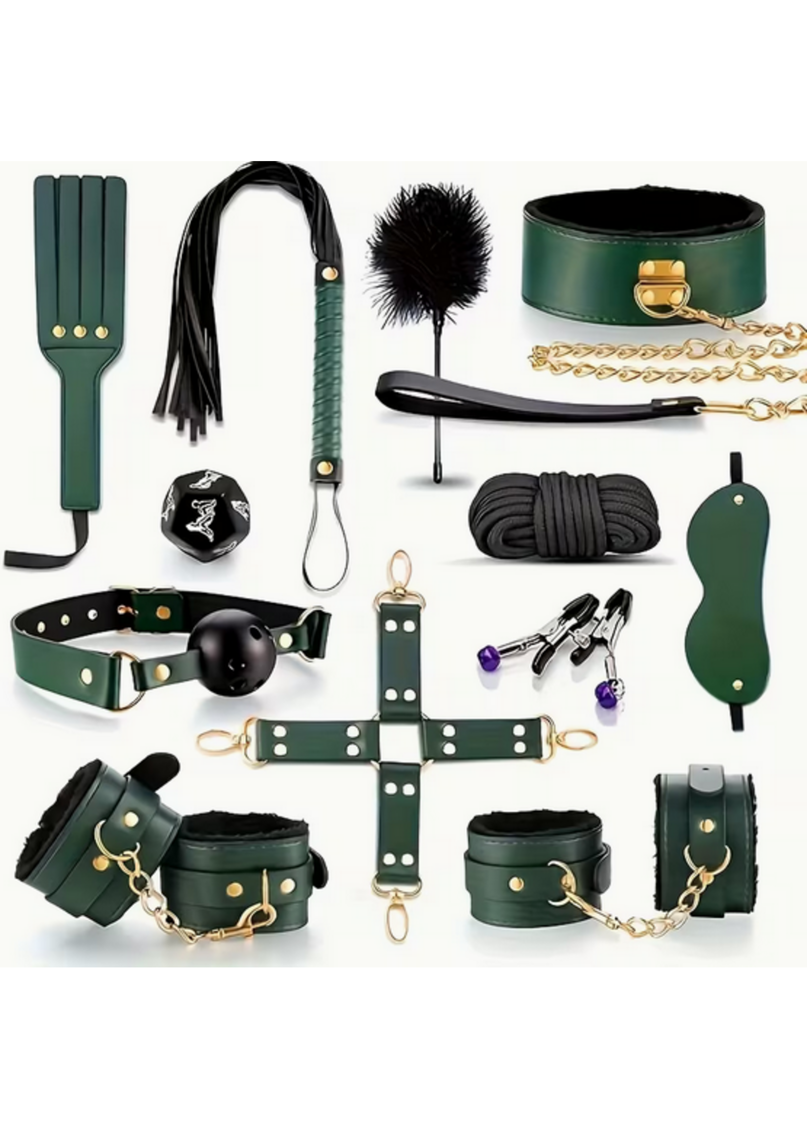 The Smoosh Bondage Set Green