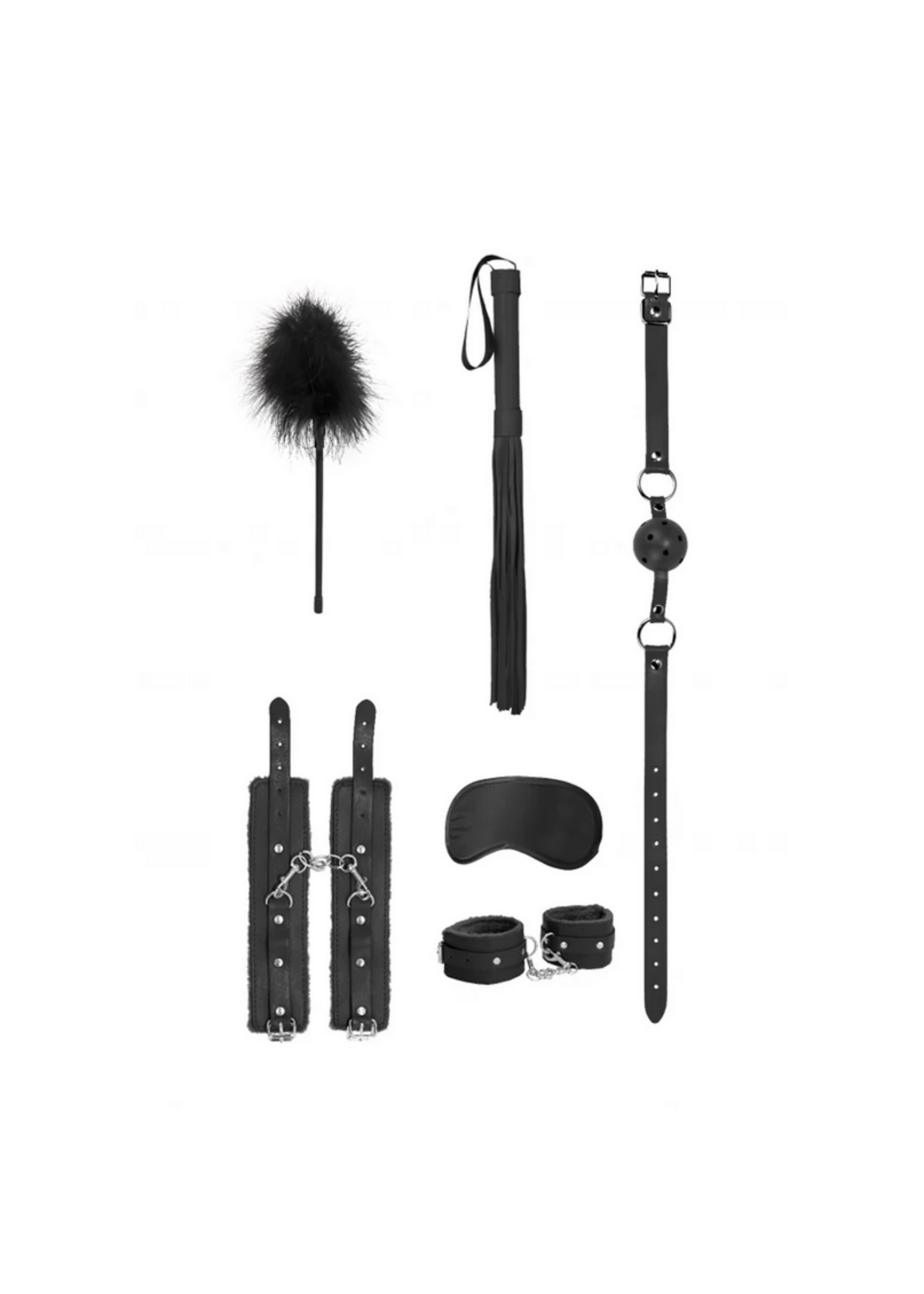 Ouch! Ouch! Beginners Bondage Kit - Black