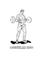 Wood Rocket LLC HUGE Dicks Colouring Book