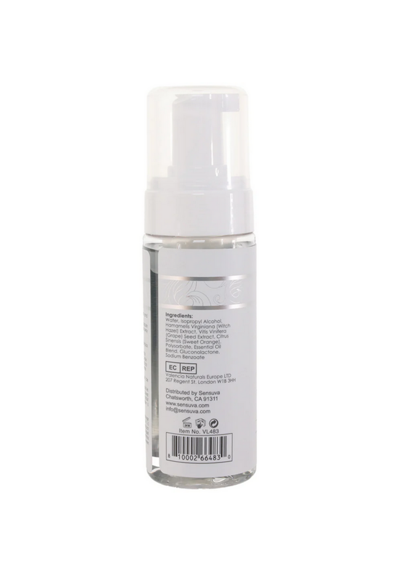 Sensuva Think Clean Thoughts Foaming Toy Cleaner 5.07oz