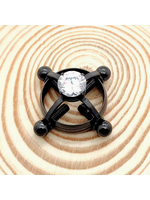 Four Way Nipple Clamp with Gem