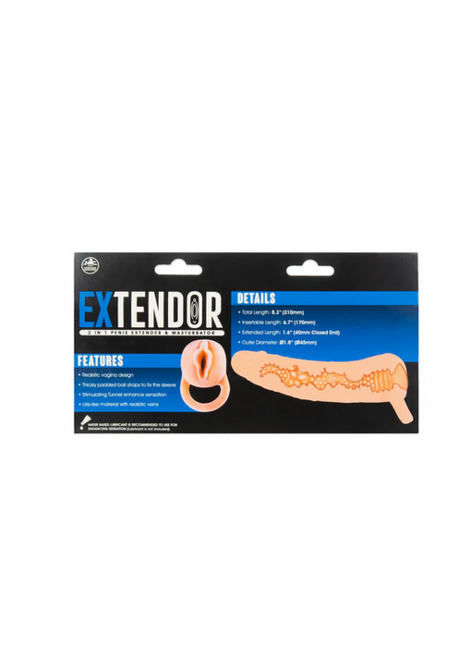 Extendor 2 in 1 Penis Extender & Masturbator
