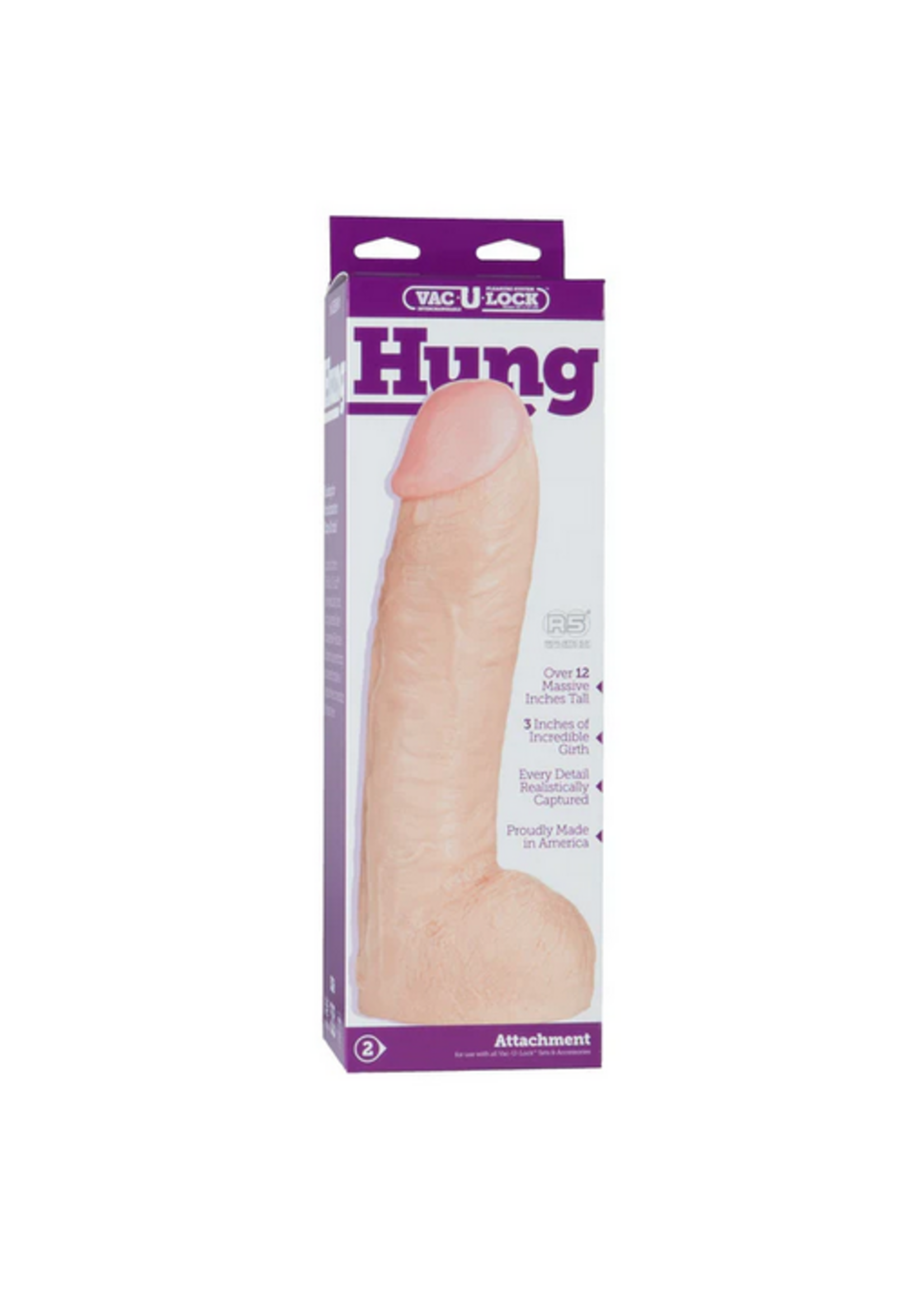 DocJohnson Hung 12.5 Inch Attachment for Vac-U-Lock