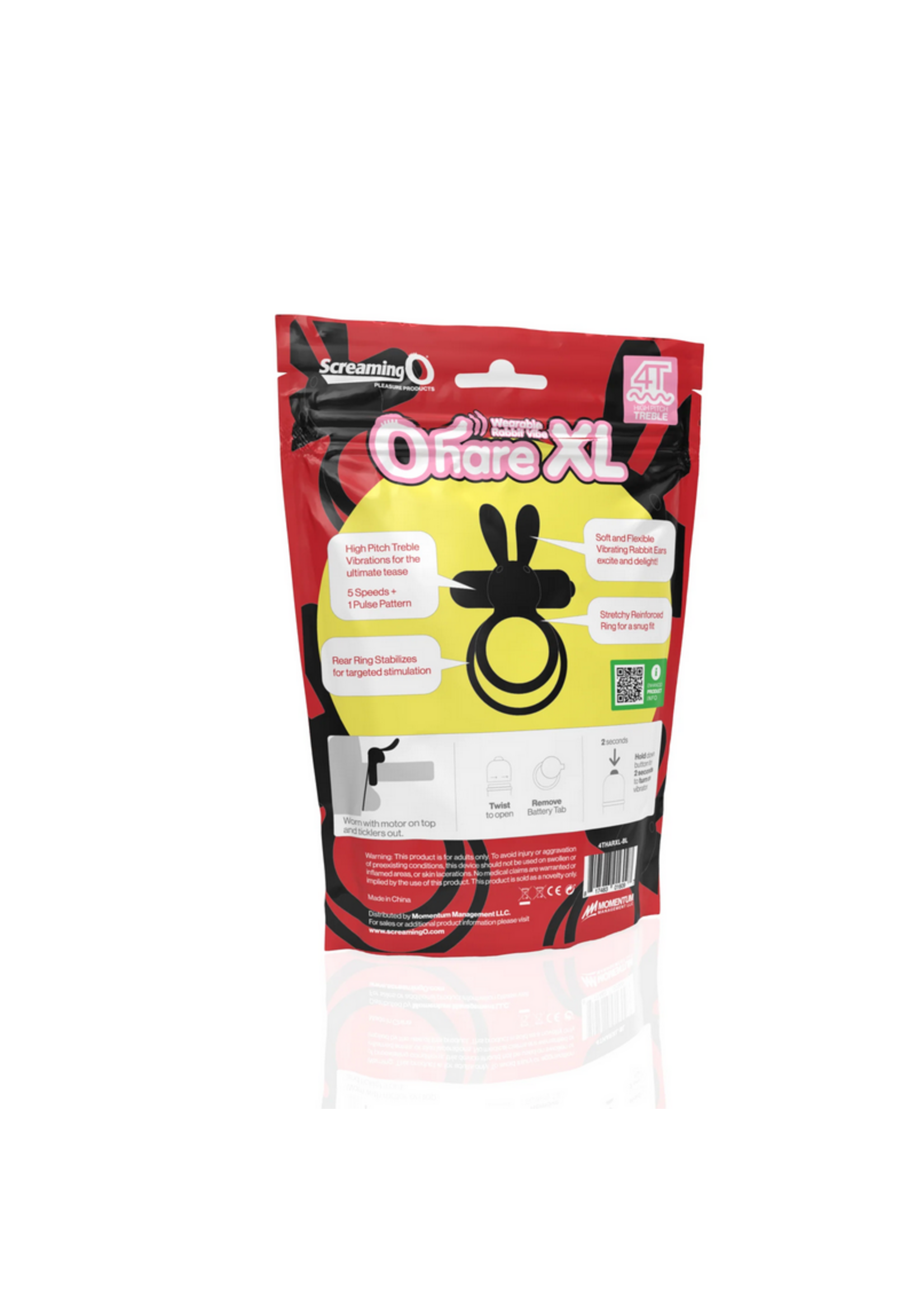 ScreamingO 4T Ohare XL - Black