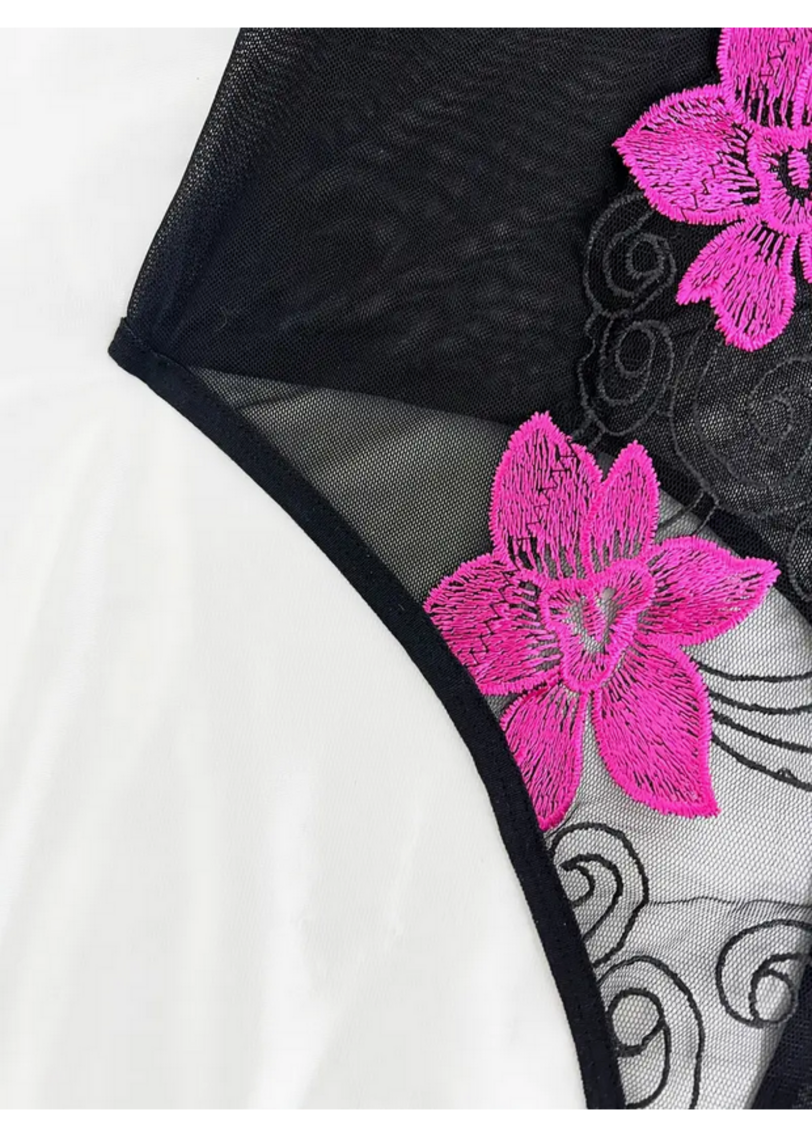 Clearance Midnight Bloom Lace Bodysuit