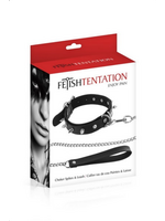 Fetishtentation FT Choker with Metal Spikes and Rings