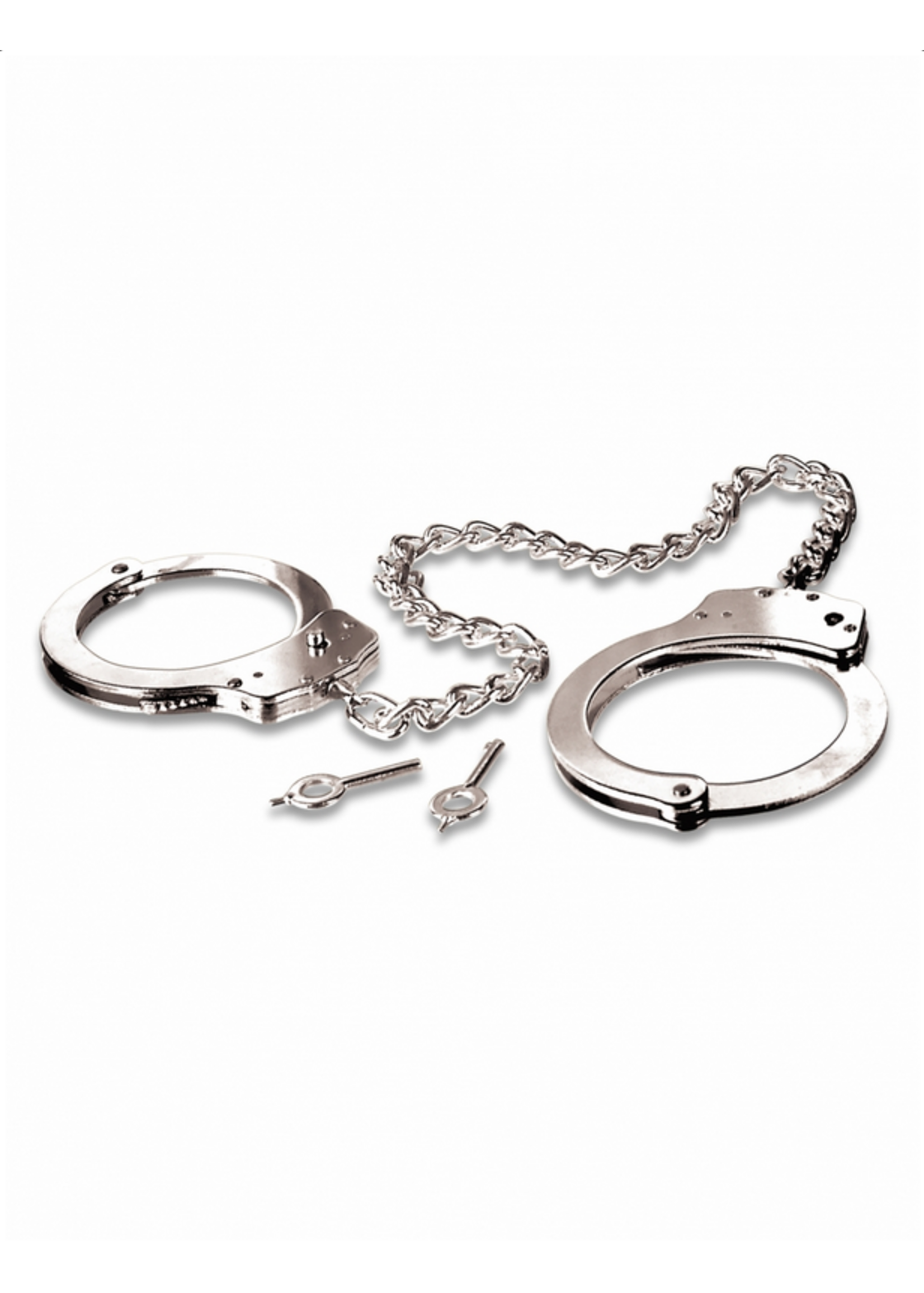 Fetish Fantasy Series Metal Leg Cuffs - Silver