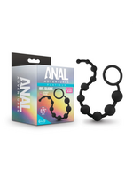 Blush Blush - Platinum - Silicone 10 Anal Beads - Black