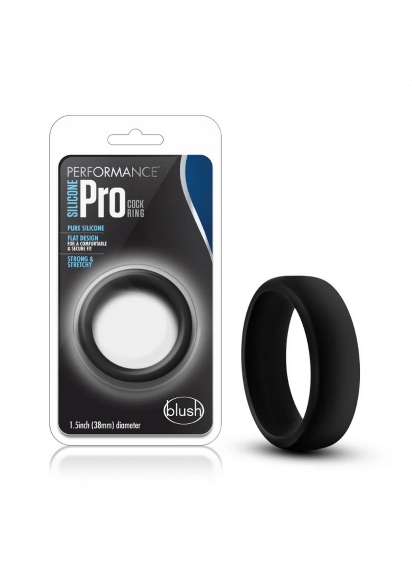 Blush Blush - Performance - Silicone Pro Cock Ring - Black