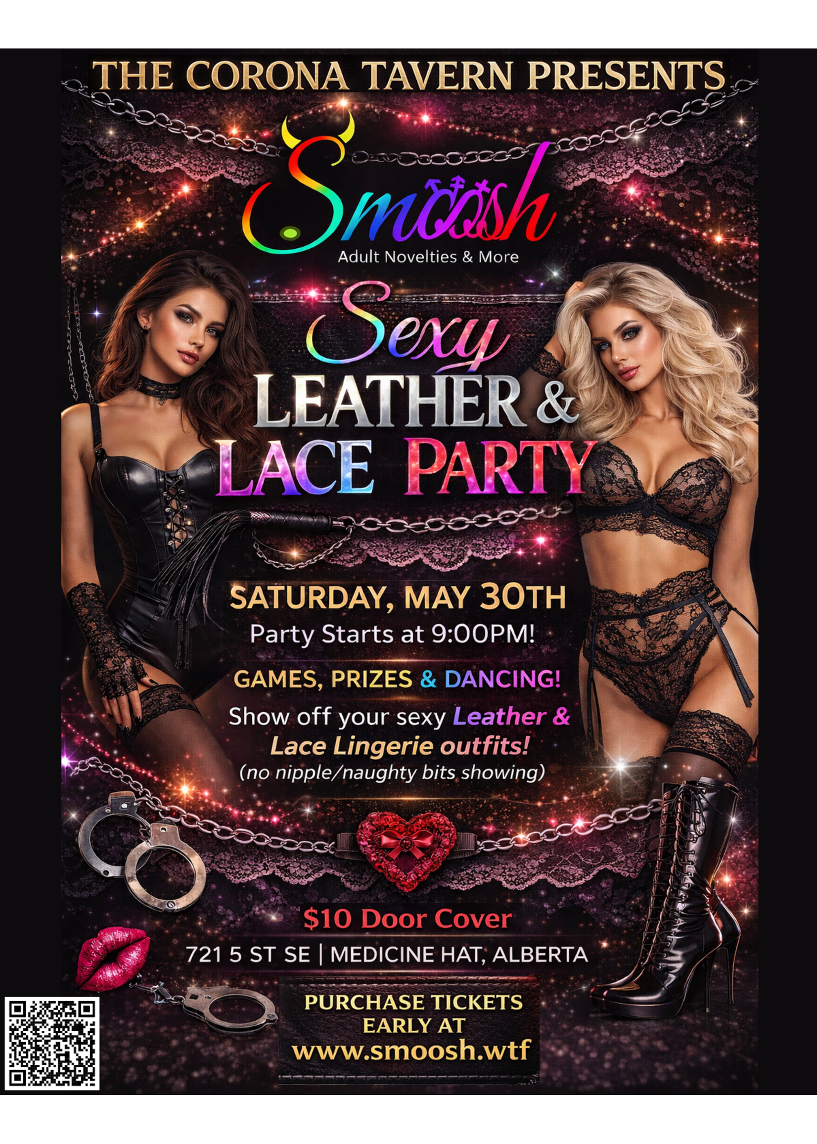 Smoosh Sexy Leather & Lace Party @ The Corona Tavern