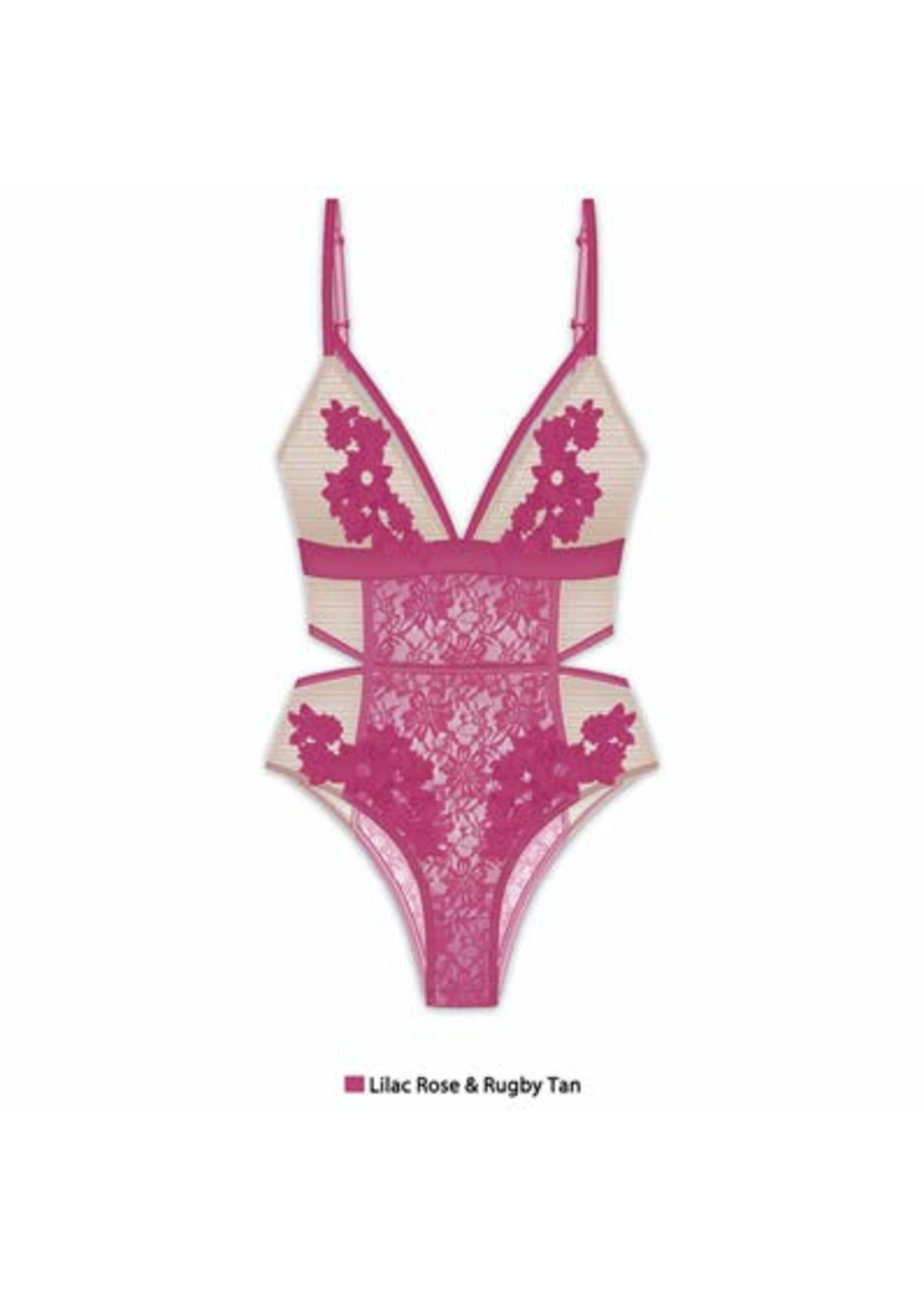 Teddy Flower Lilac Rose