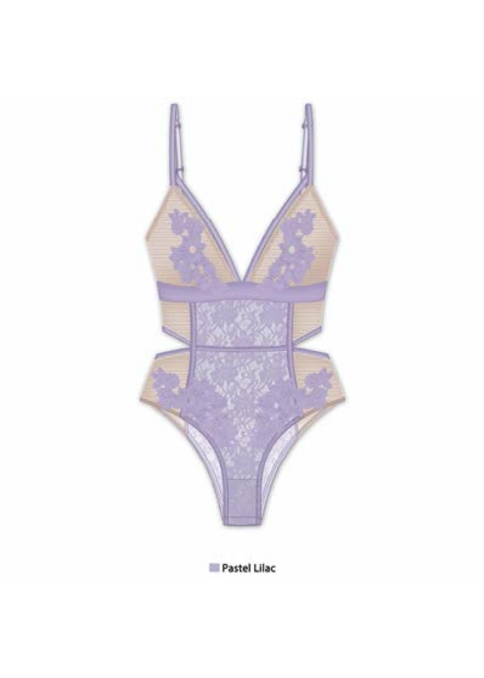 Teddy Flower Pastel Lilac Large