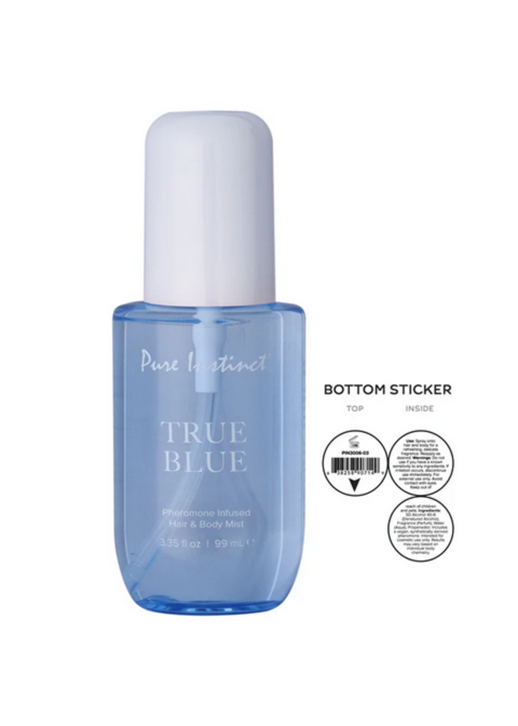Pure Instinct PURE INSTINCT - PHEROMONE HAIR & BODY MIST - TRUE BLUE - 3.35 floz | 99mL