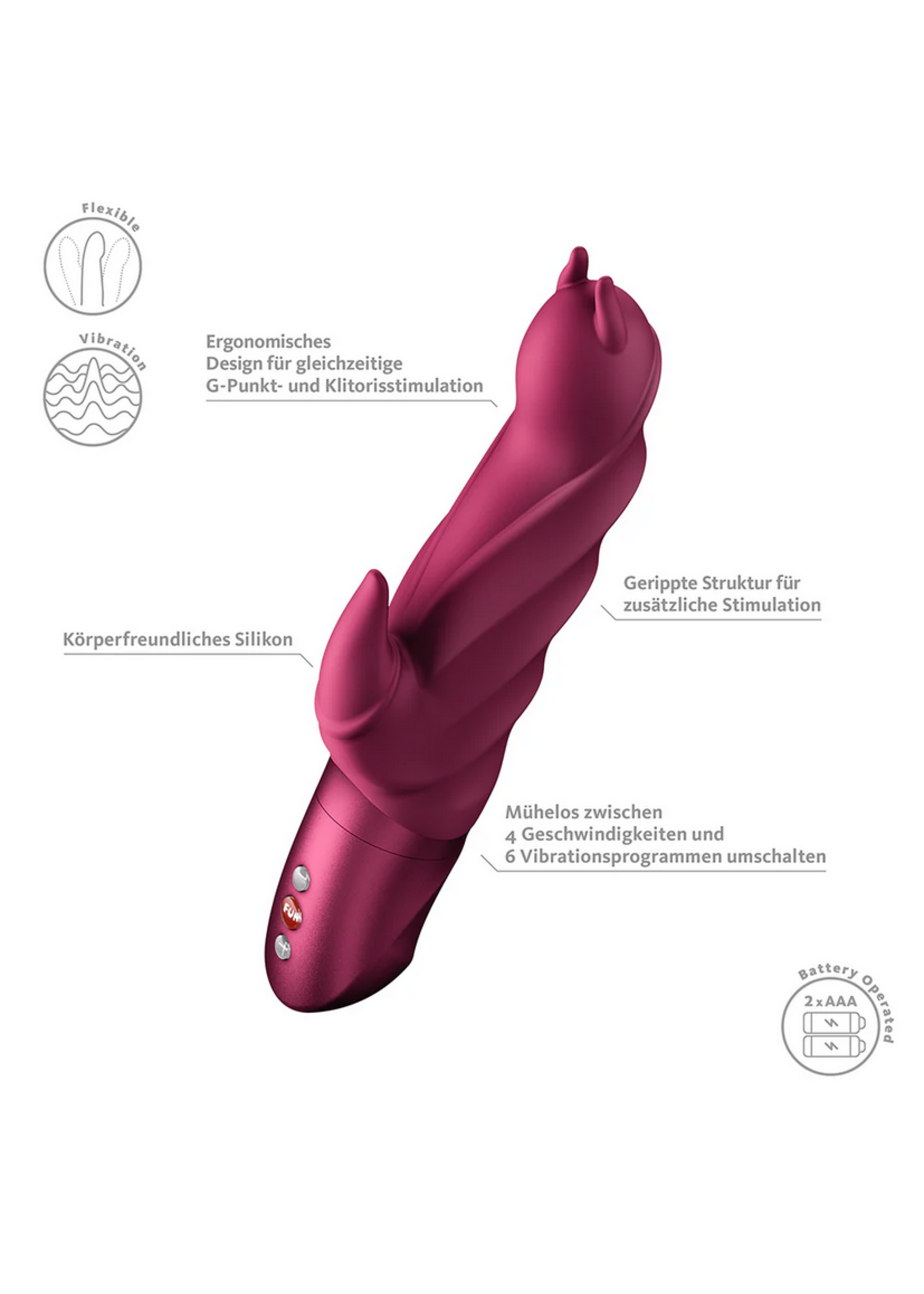 Fun Factory Darling Devil - Wine Red