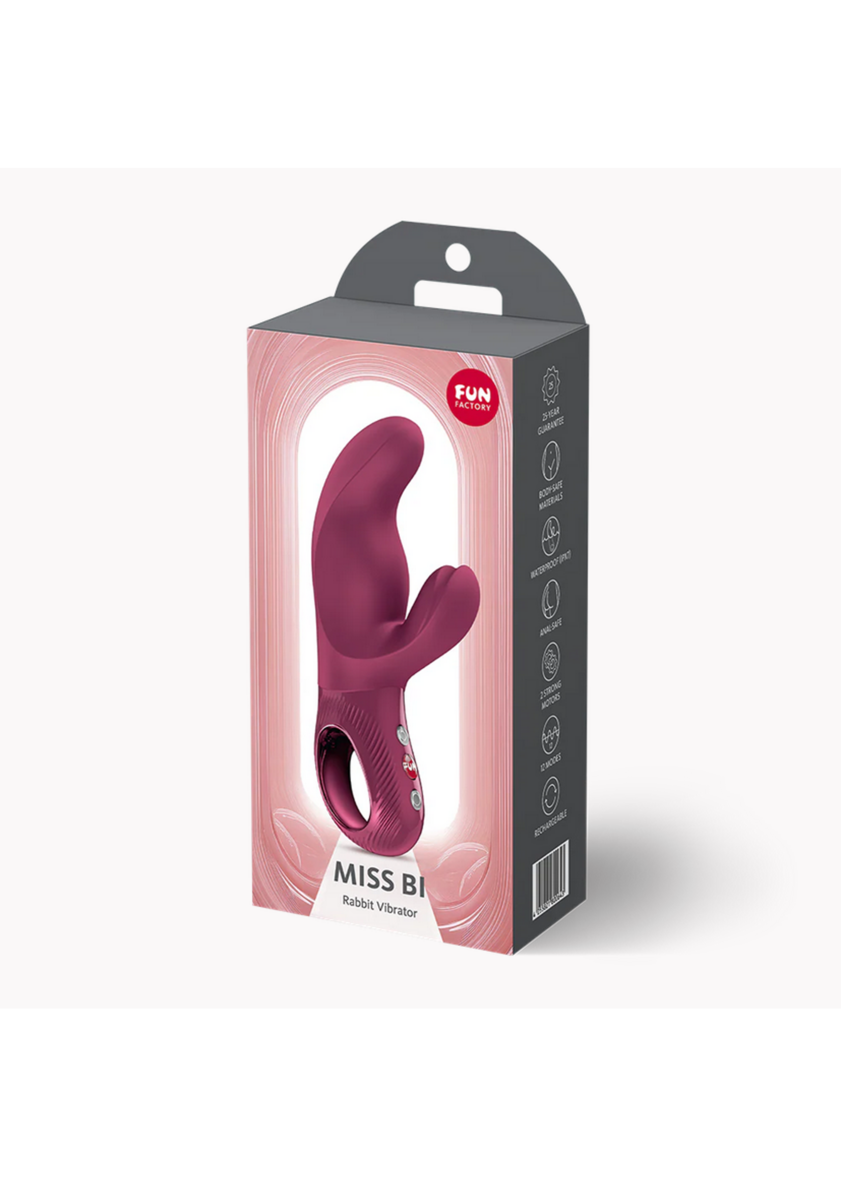 Fun Factory Miss Bi - Wine Red