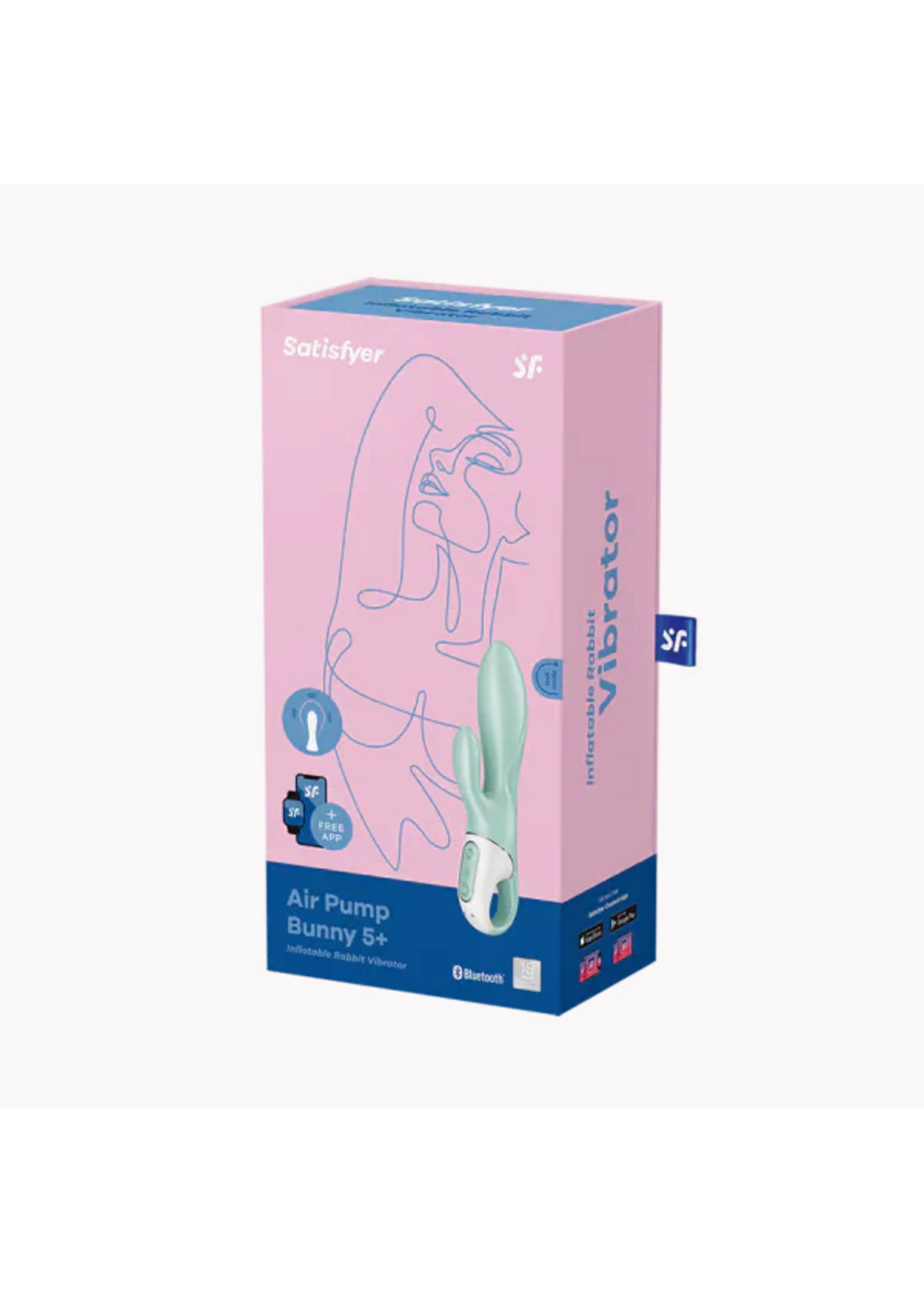 Satisfyer Air Pump Bunny 5+ Mint