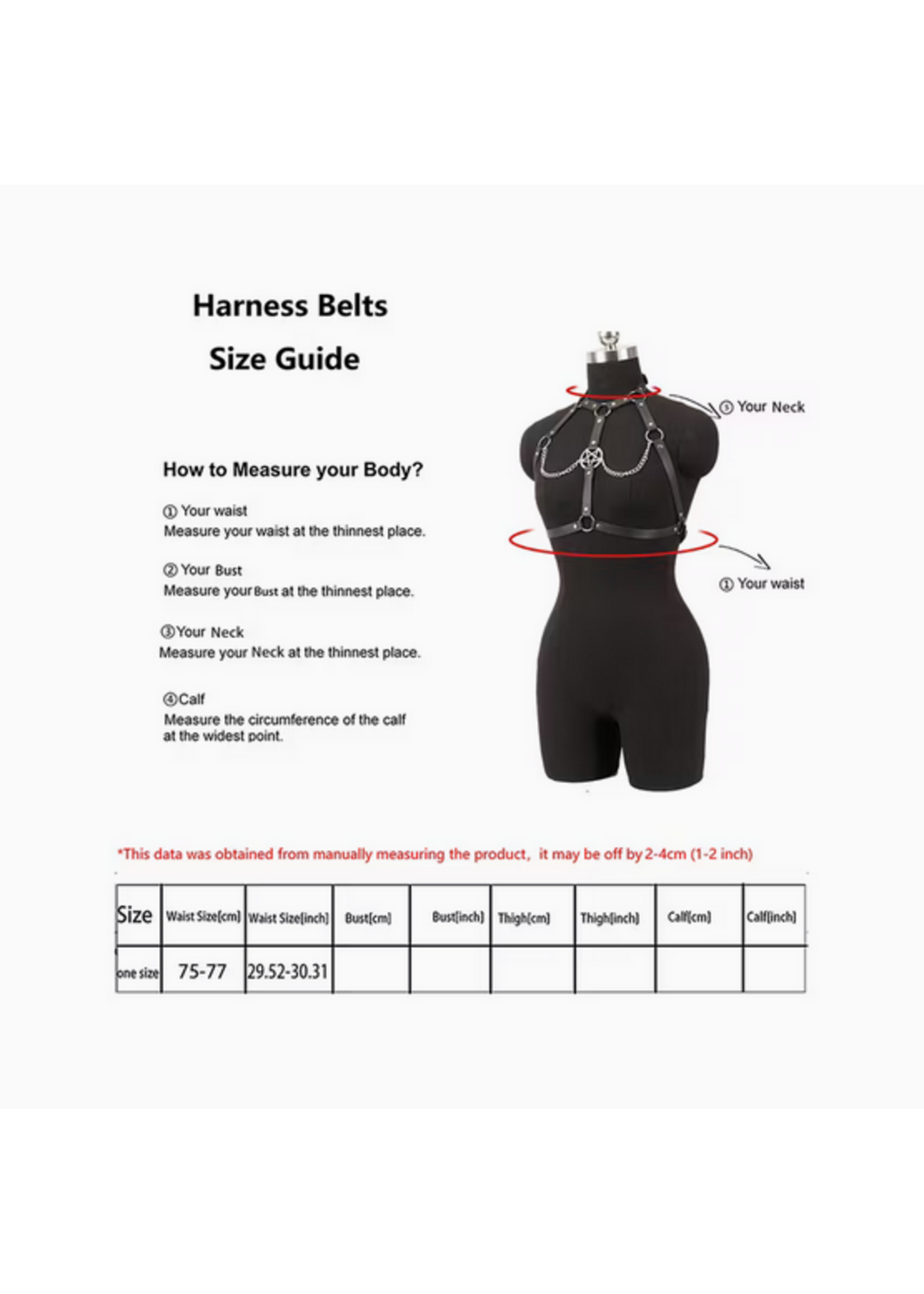Metal Pentagram Harness