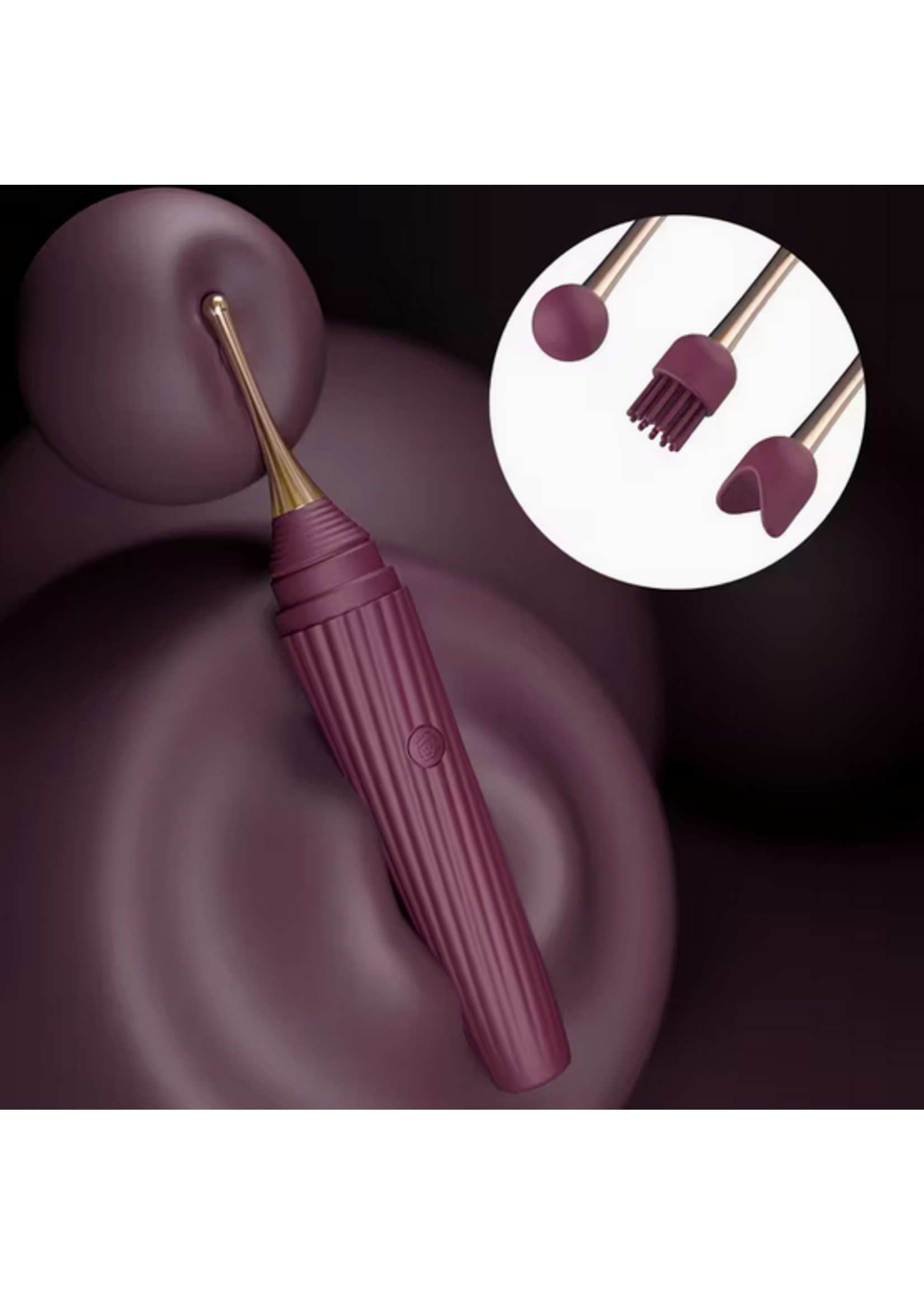 Pin Point Vibrator with attachments