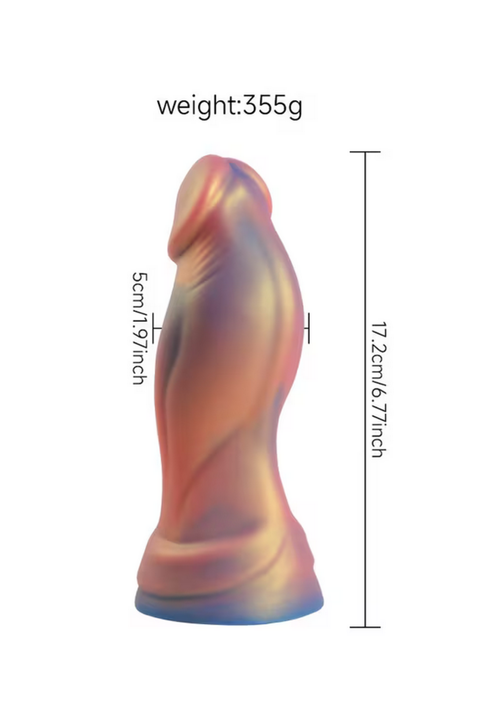 Cosmic Melt Silicone Dildo