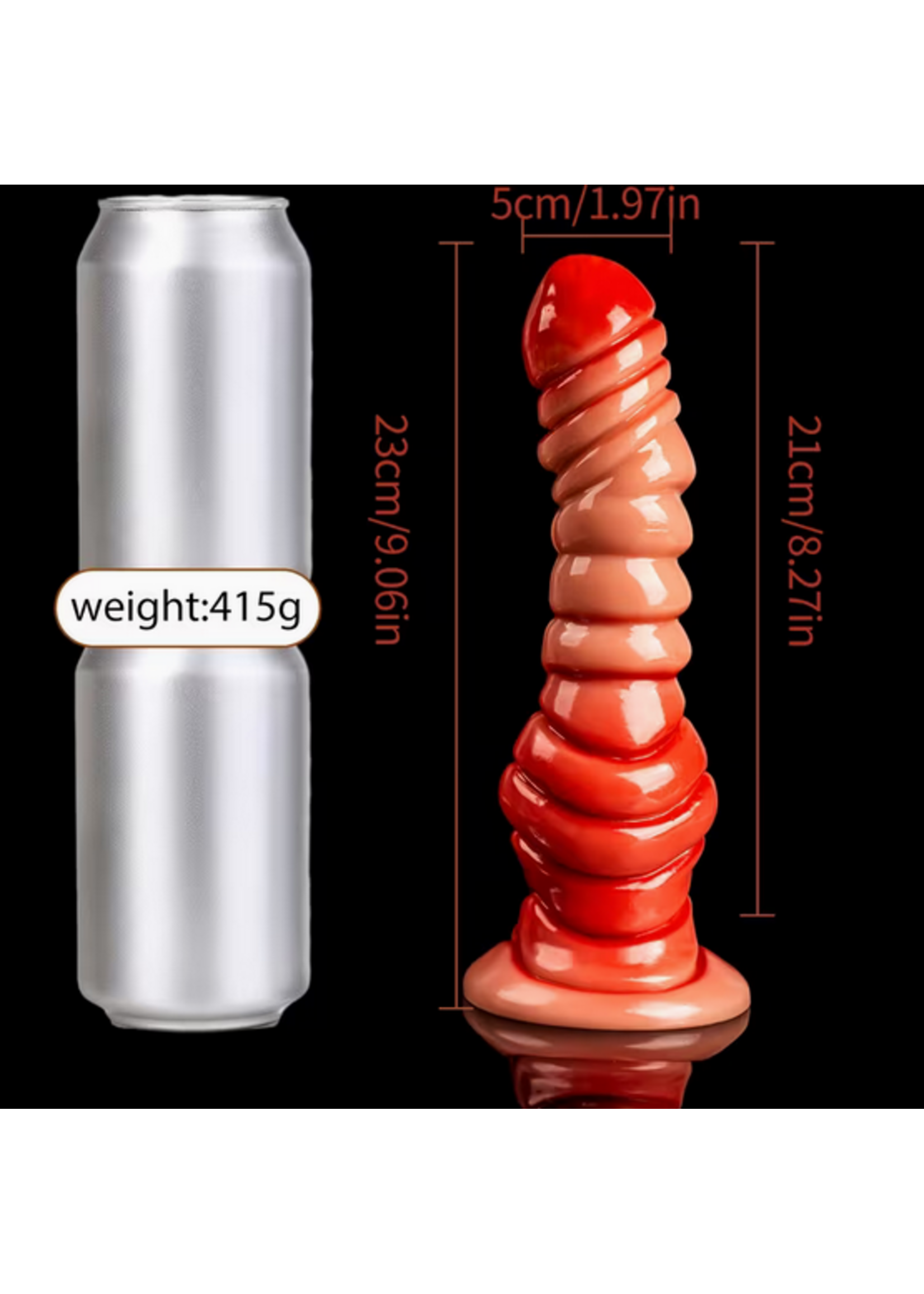 Inferno Coil Fantasy Dildo