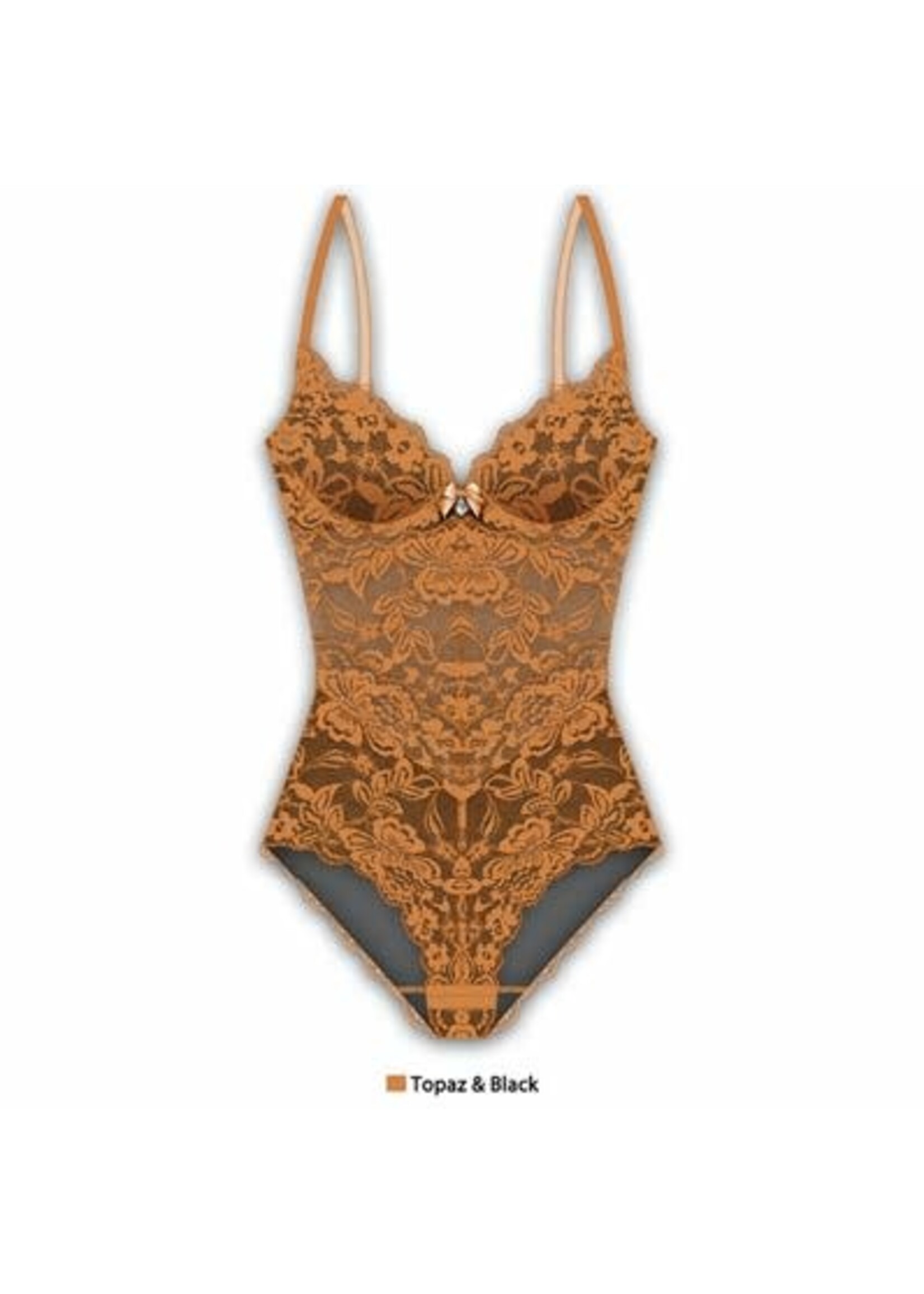 French Affair – Teddy Jewel Topaz & Black