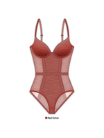 French Affair – Teddy Zeb Stripe Red Ochre MED